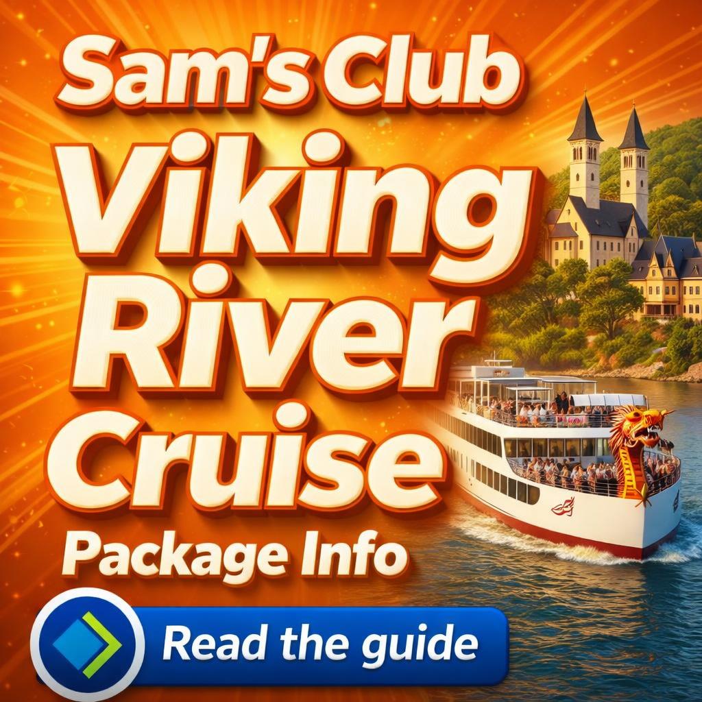 Top Finds Today Facebook ad: Sam's Club Viking River Cruise Packages Guide