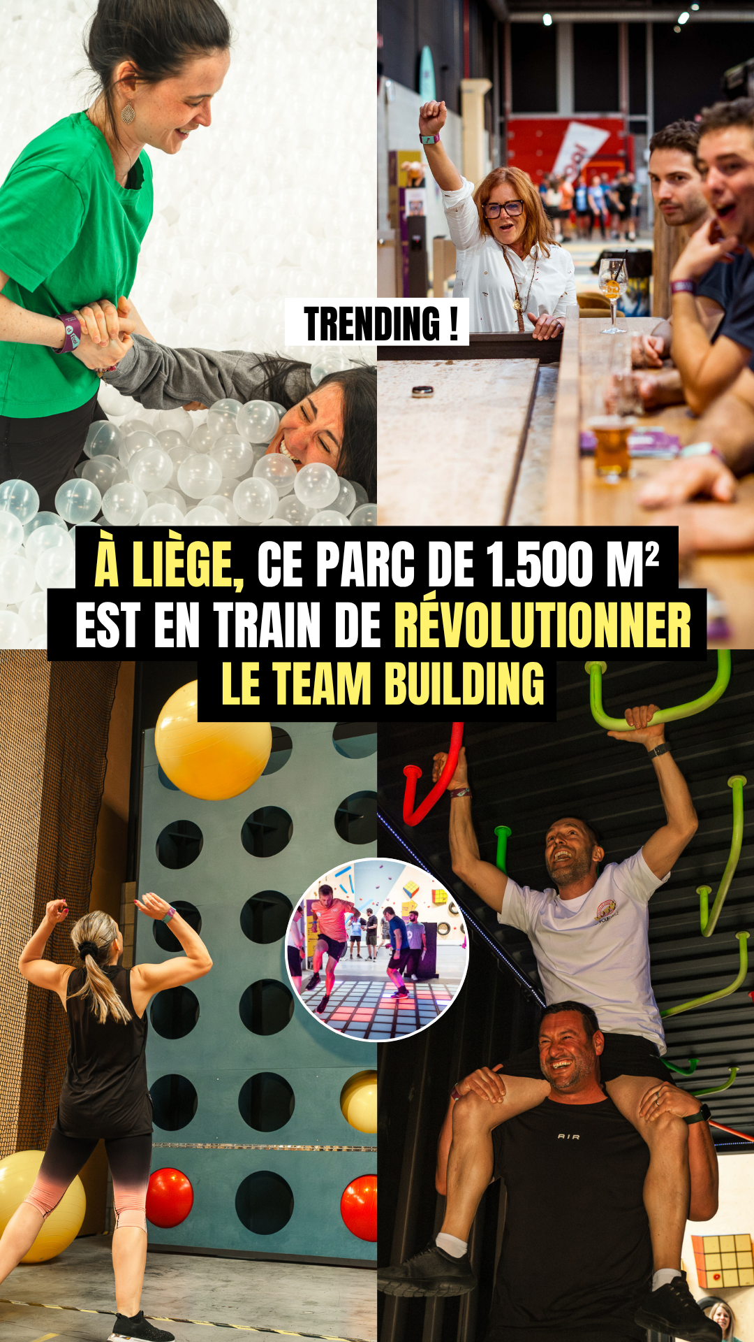 Activités Team Building en Belgique Facebook ad