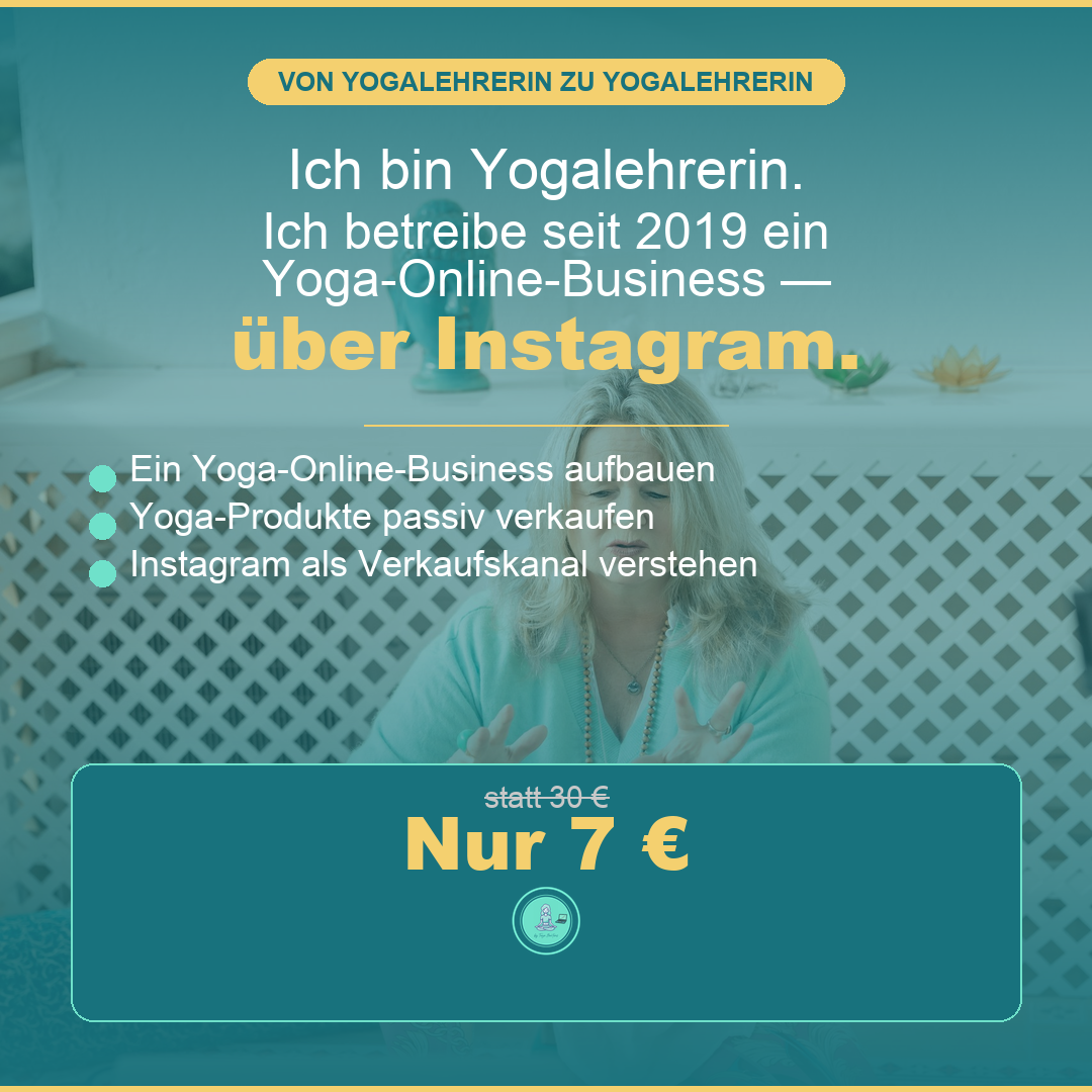 Yogabusinessacademy Facebook ad: Yogakurse passiv verkaufen