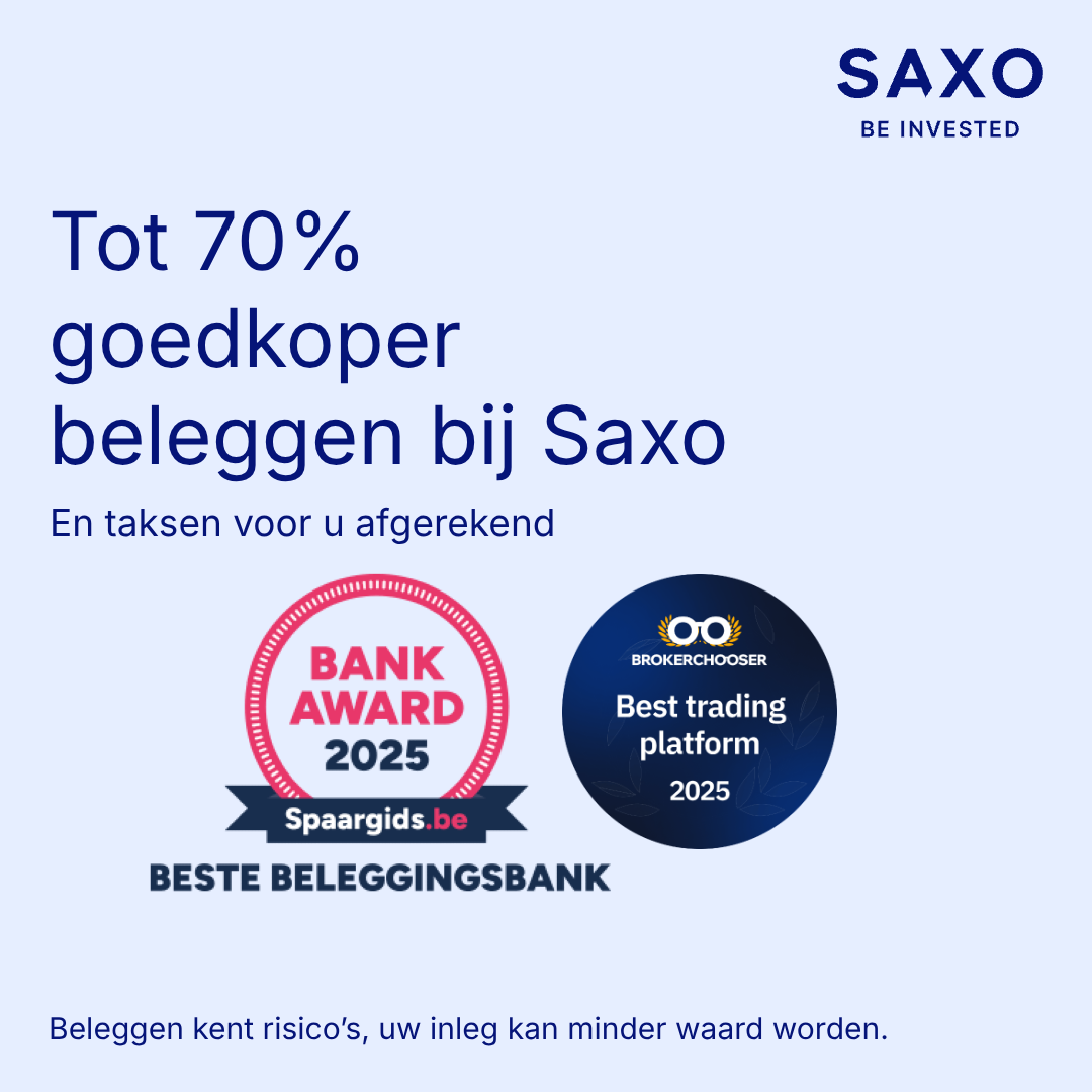 Saxo Bank Belgium Facebook ad