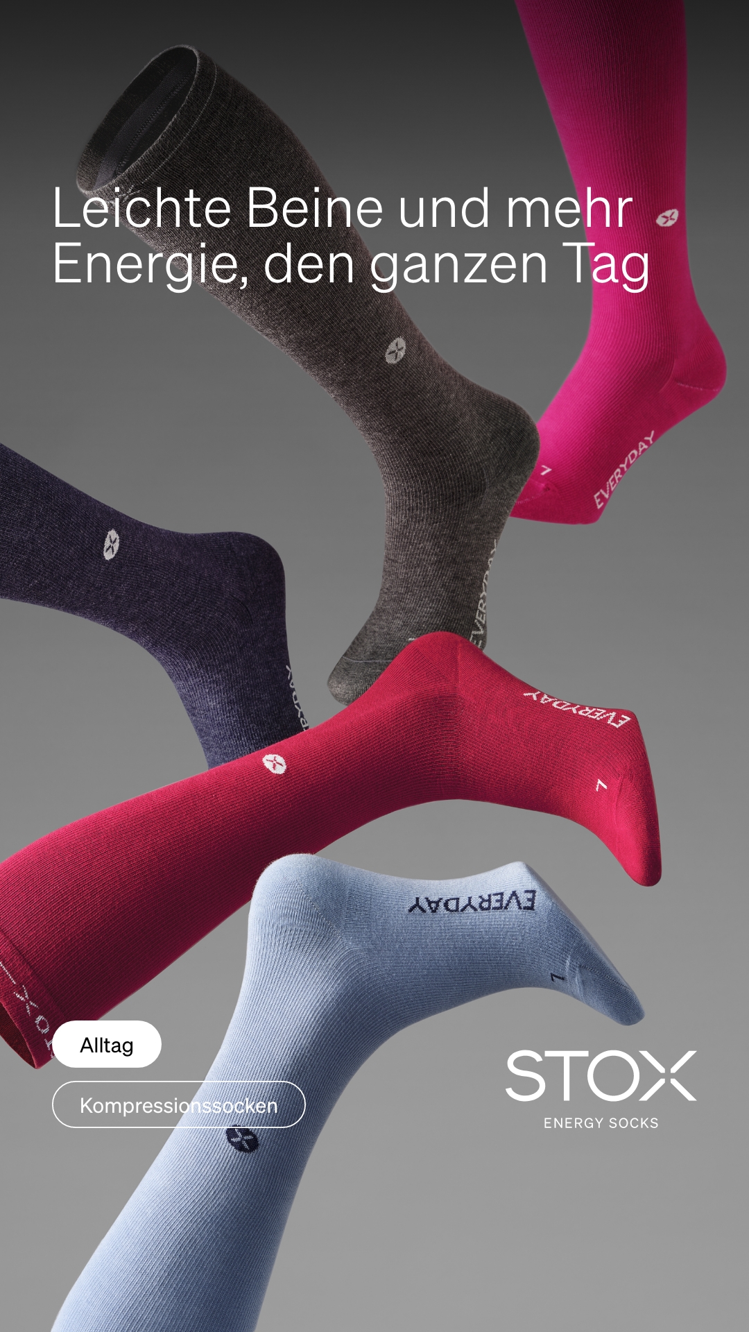 STOX Energy Socks Facebook ad