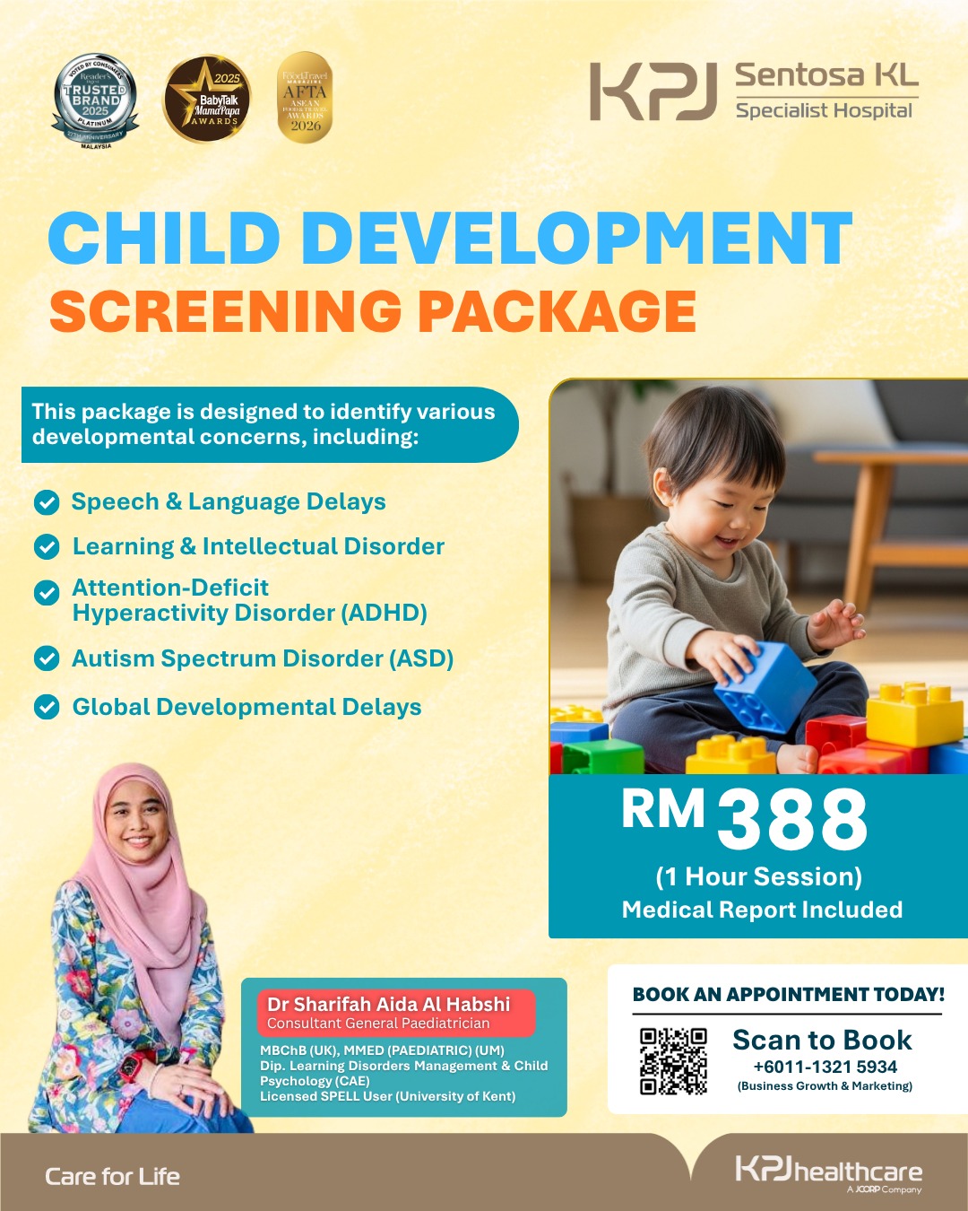 KPJ Sentosa KL Specialist Hospital Facebook ad: Chat with us