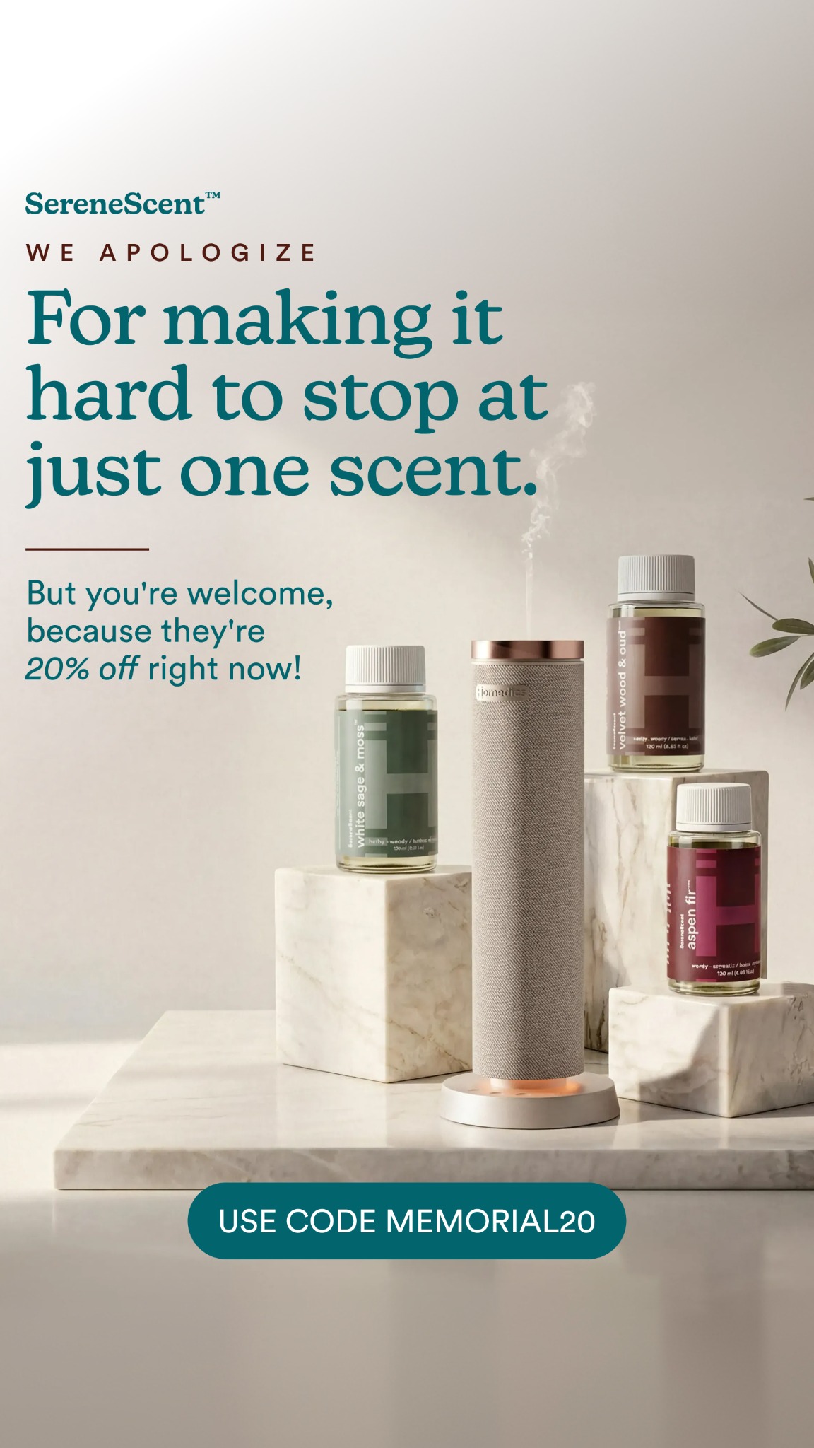 Homedics Facebook ad
