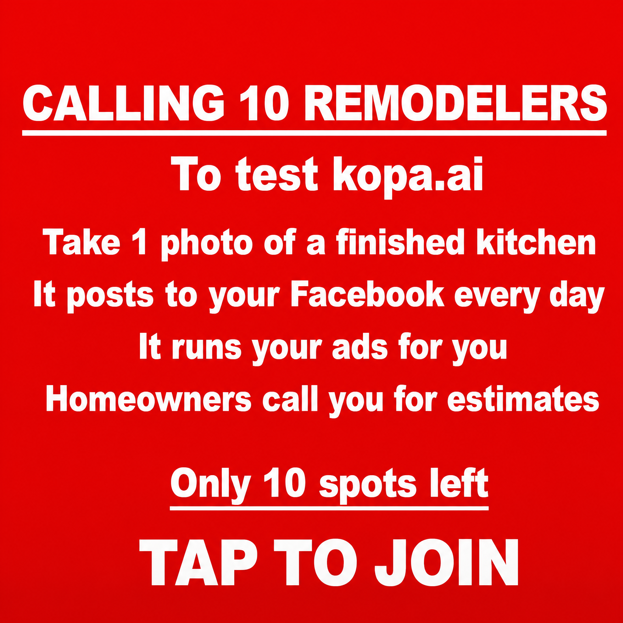 Michael Smith Facebook ad