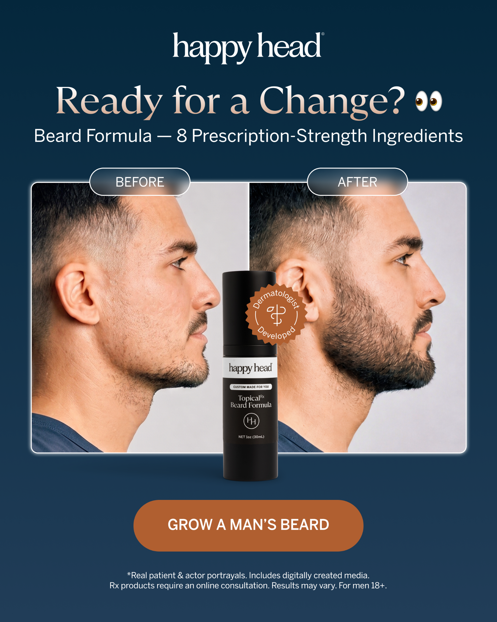 Happy Head Facebook ad