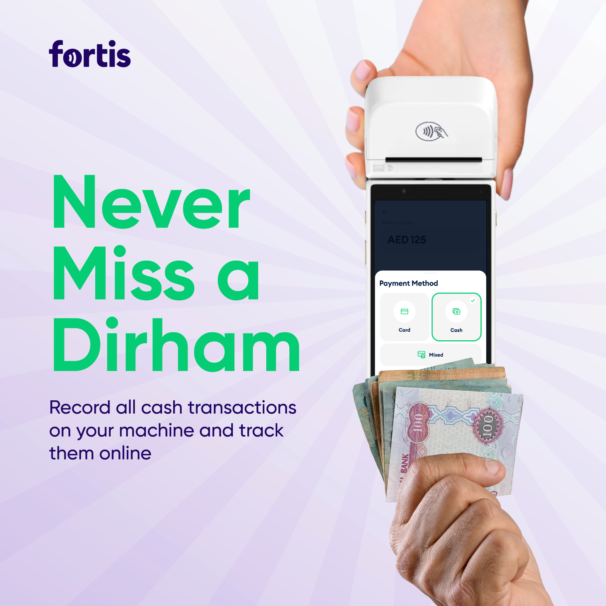 Fortis Facebook ad: More Than Payments