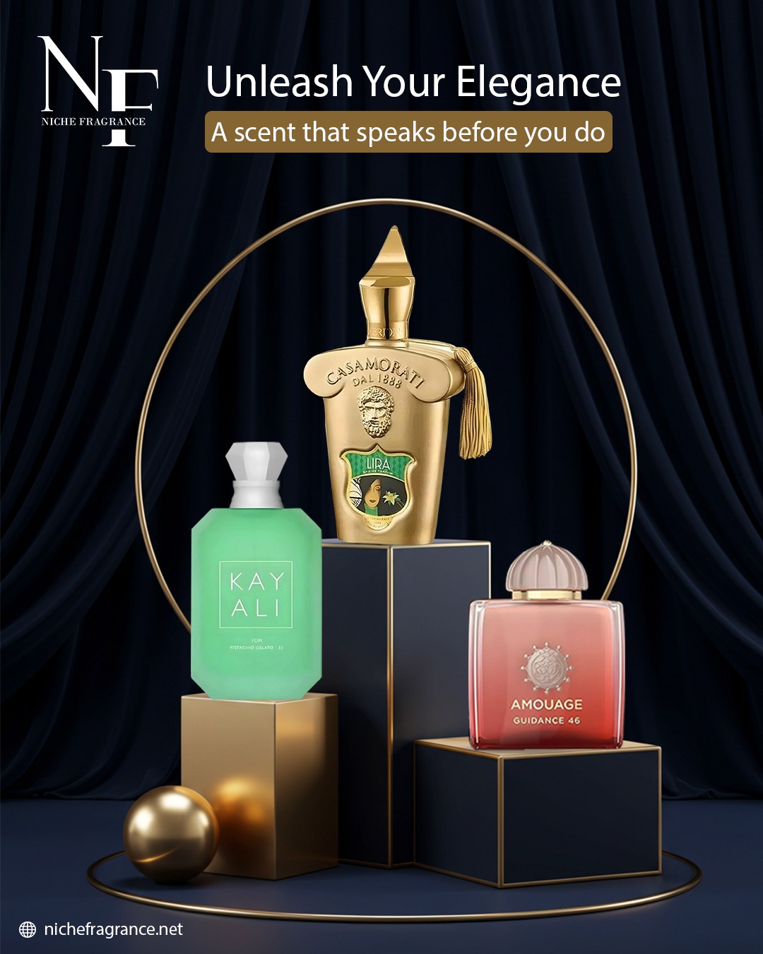NICHE Fragrance Facebook ad