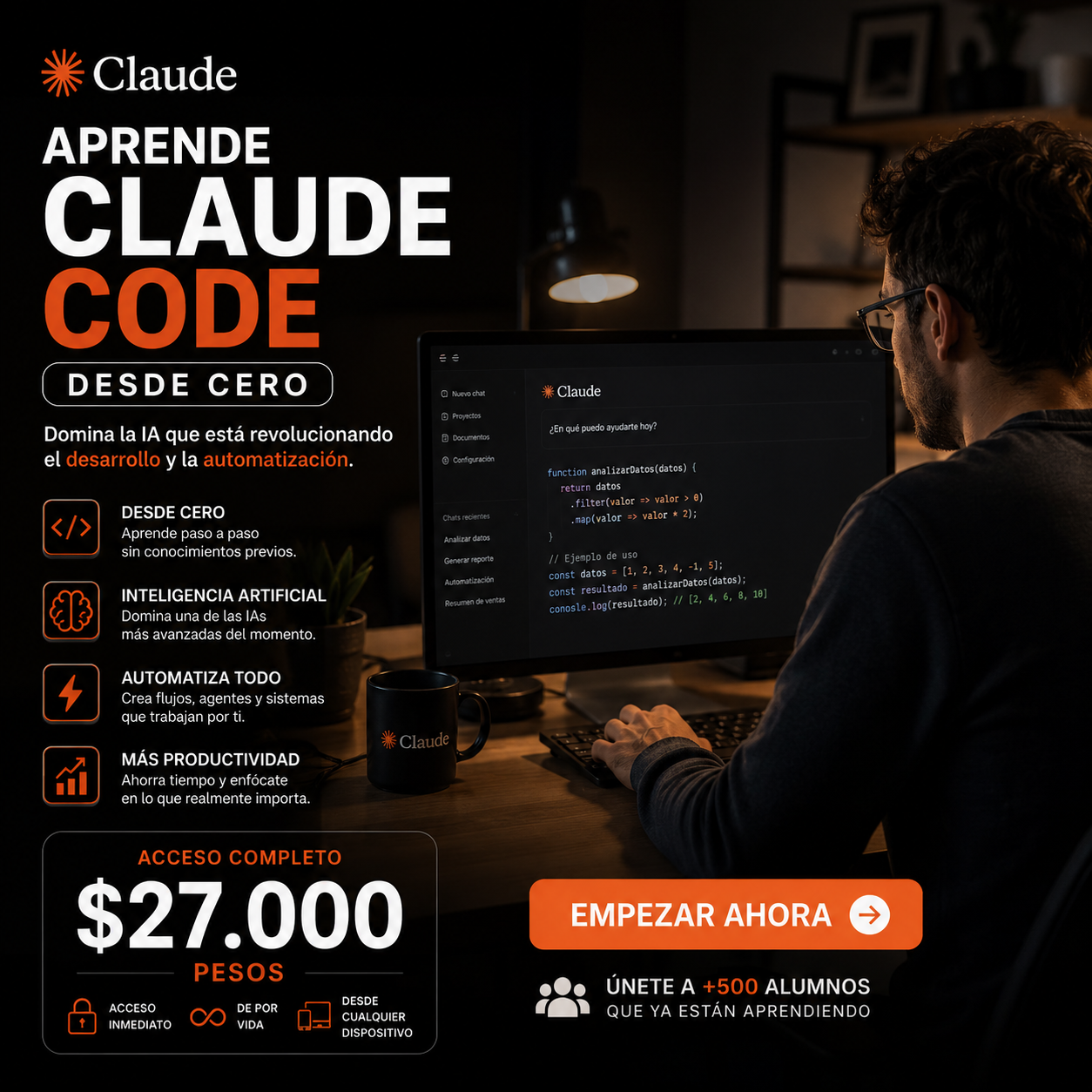 IA Masters Facebook ad: Acceso inmediato