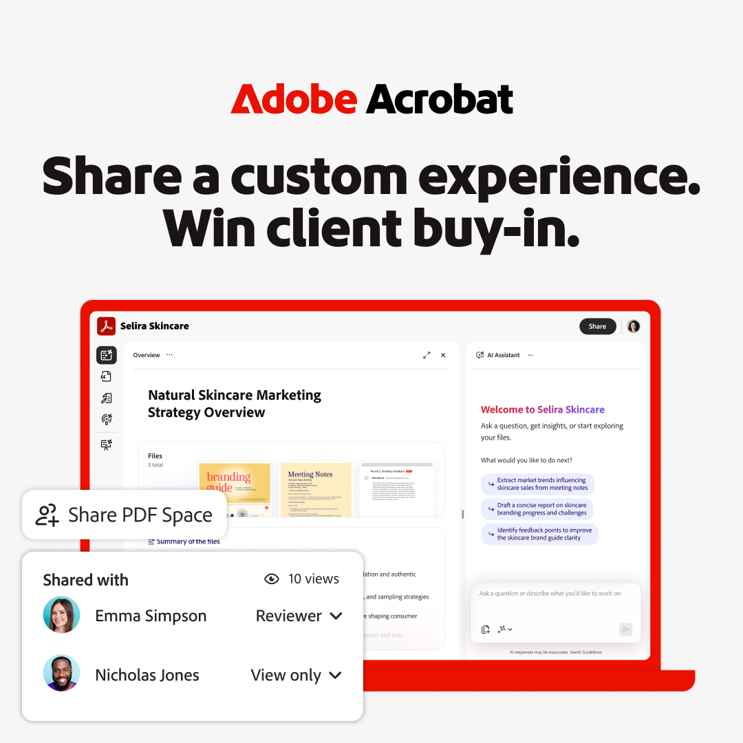 Adobe Acrobat Facebook ad
