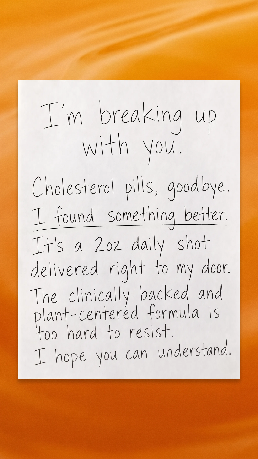 Dose for Cholesterol Facebook ad