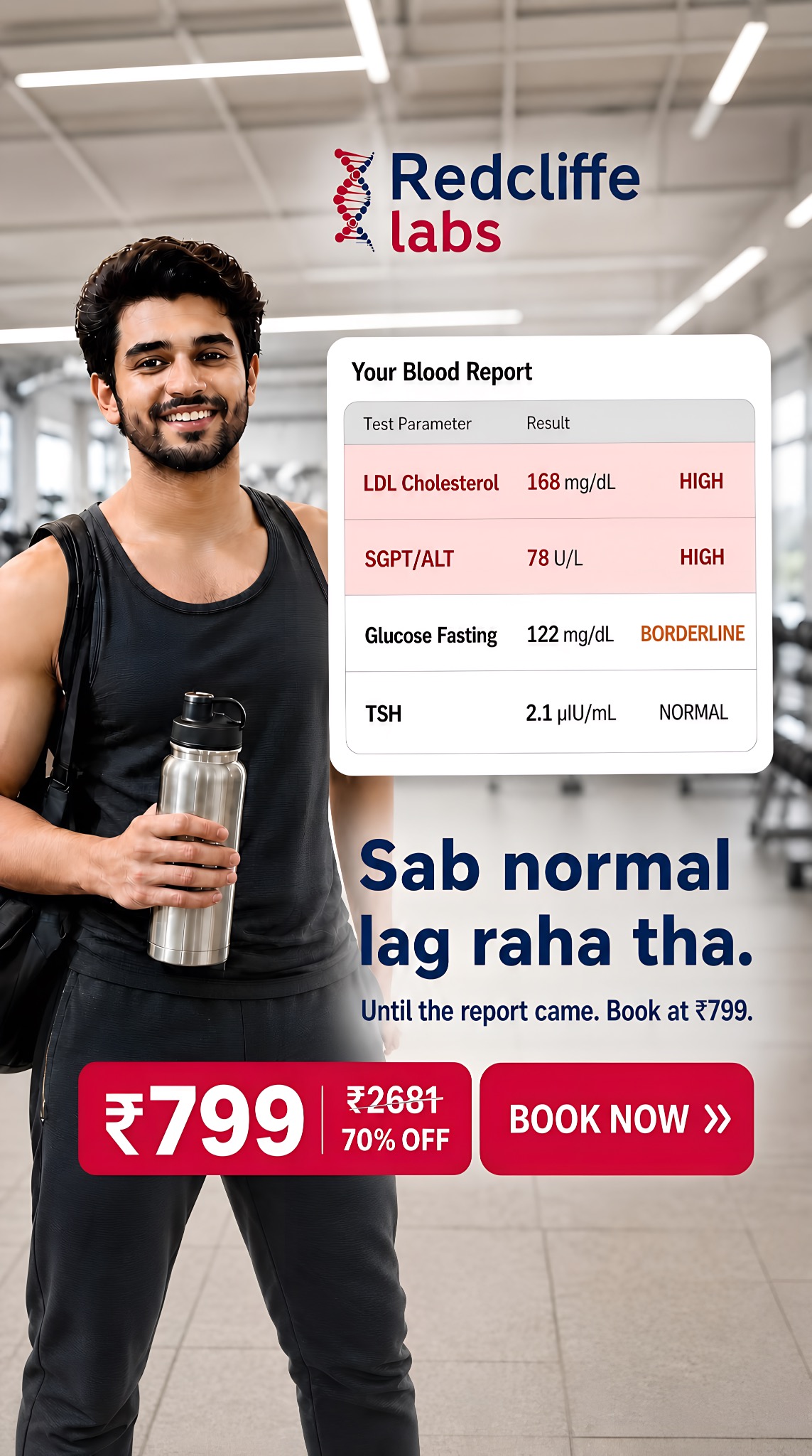 Redcliffe Labs Facebook ad