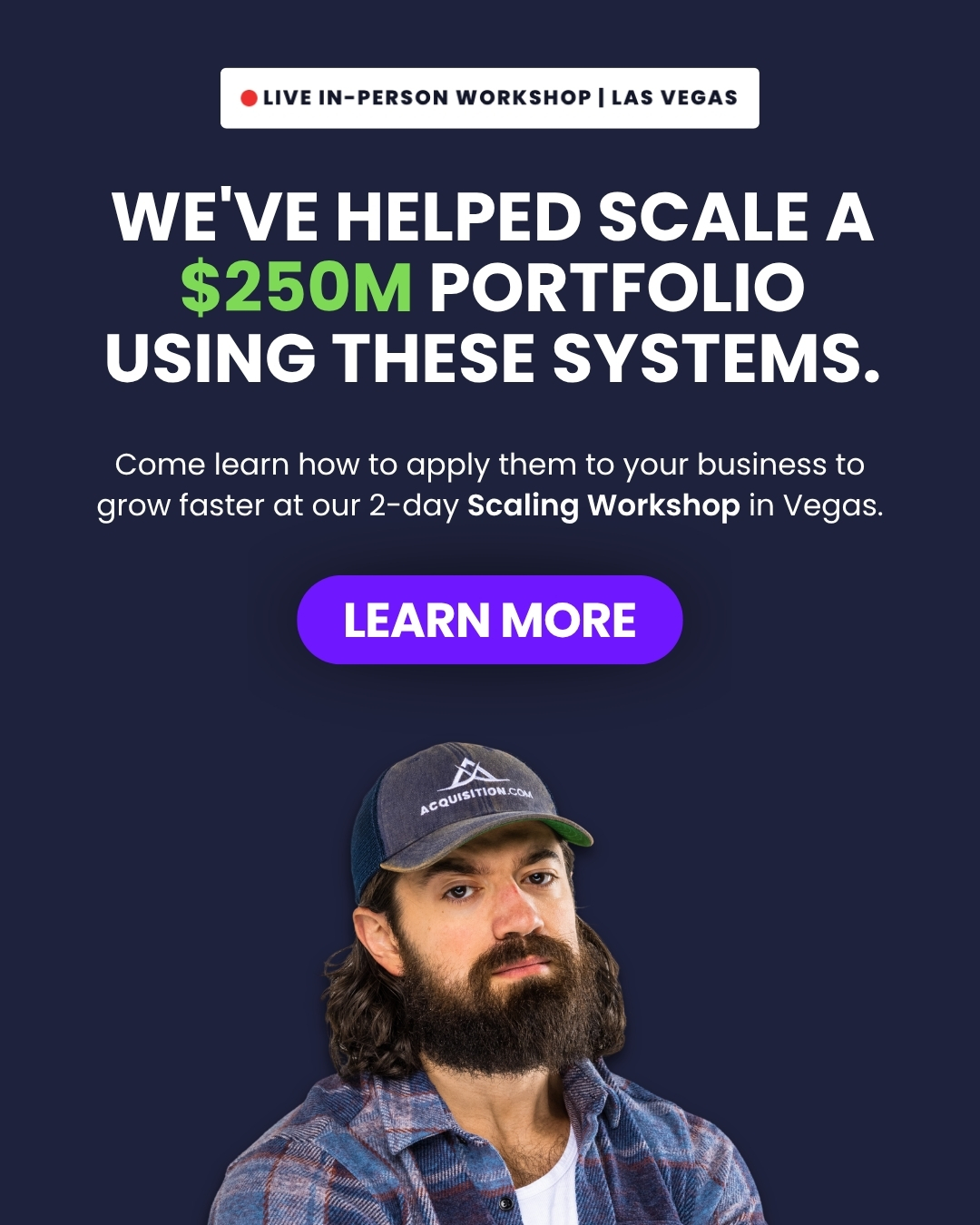 Alex Hormozi Facebook ad