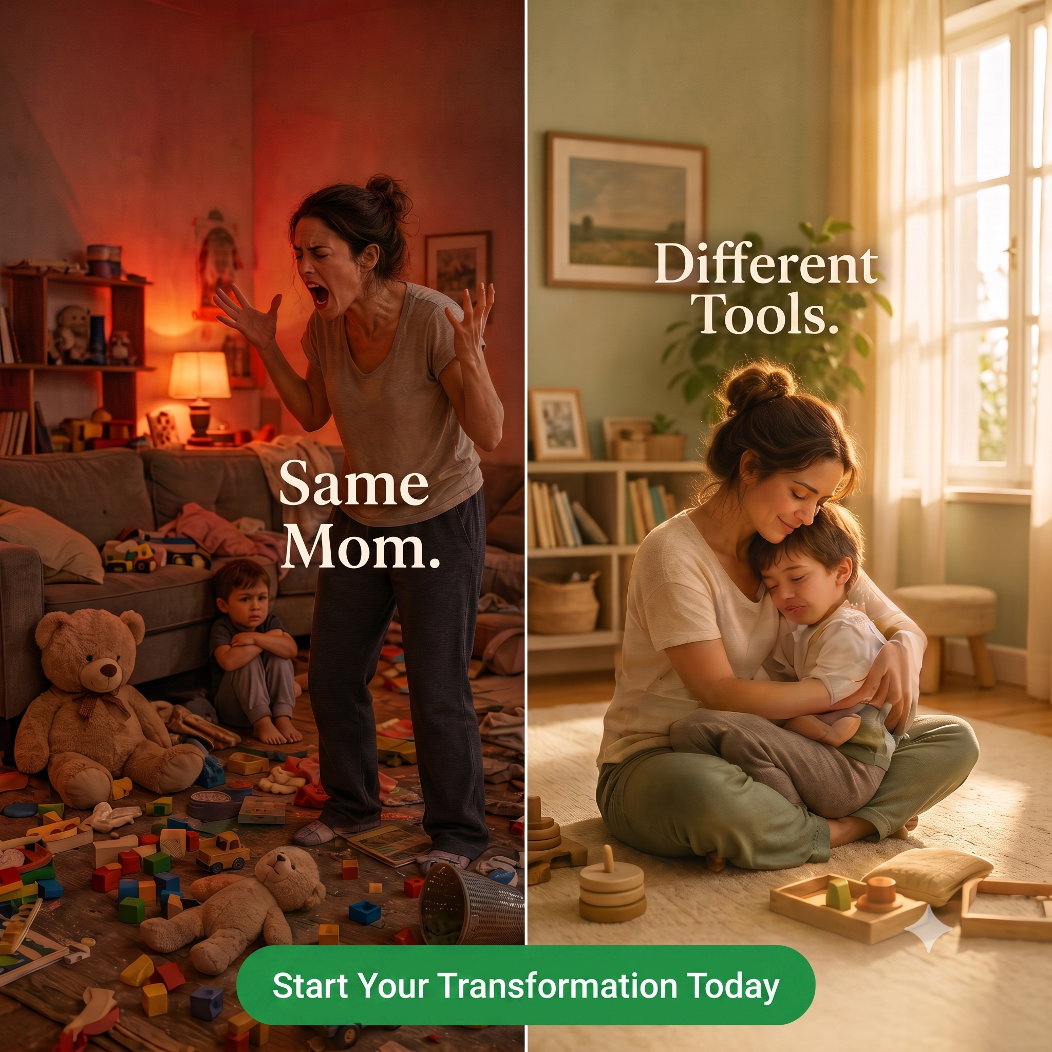 Deeply  - Parenting app Facebook ad
