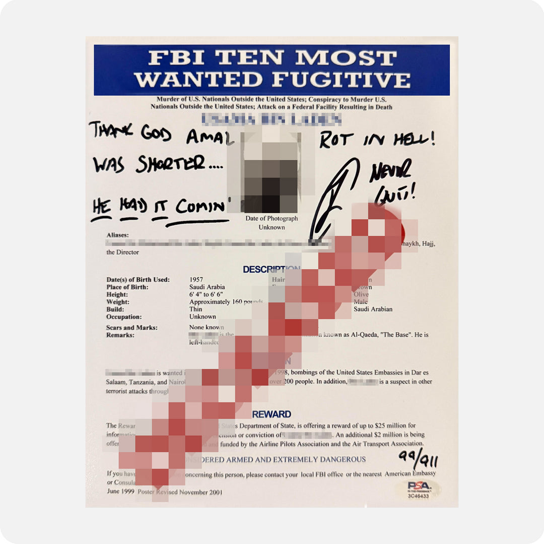 The Operatorst6 Facebook ad: Hand-signed by U.S. Navy SEAL Robert J. O’Neill.