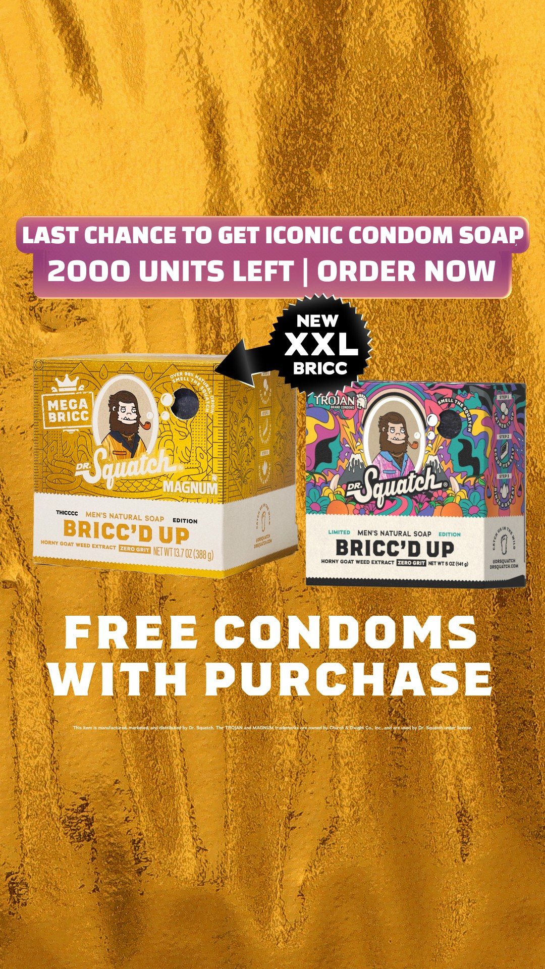 Dr. Squatch Facebook ad