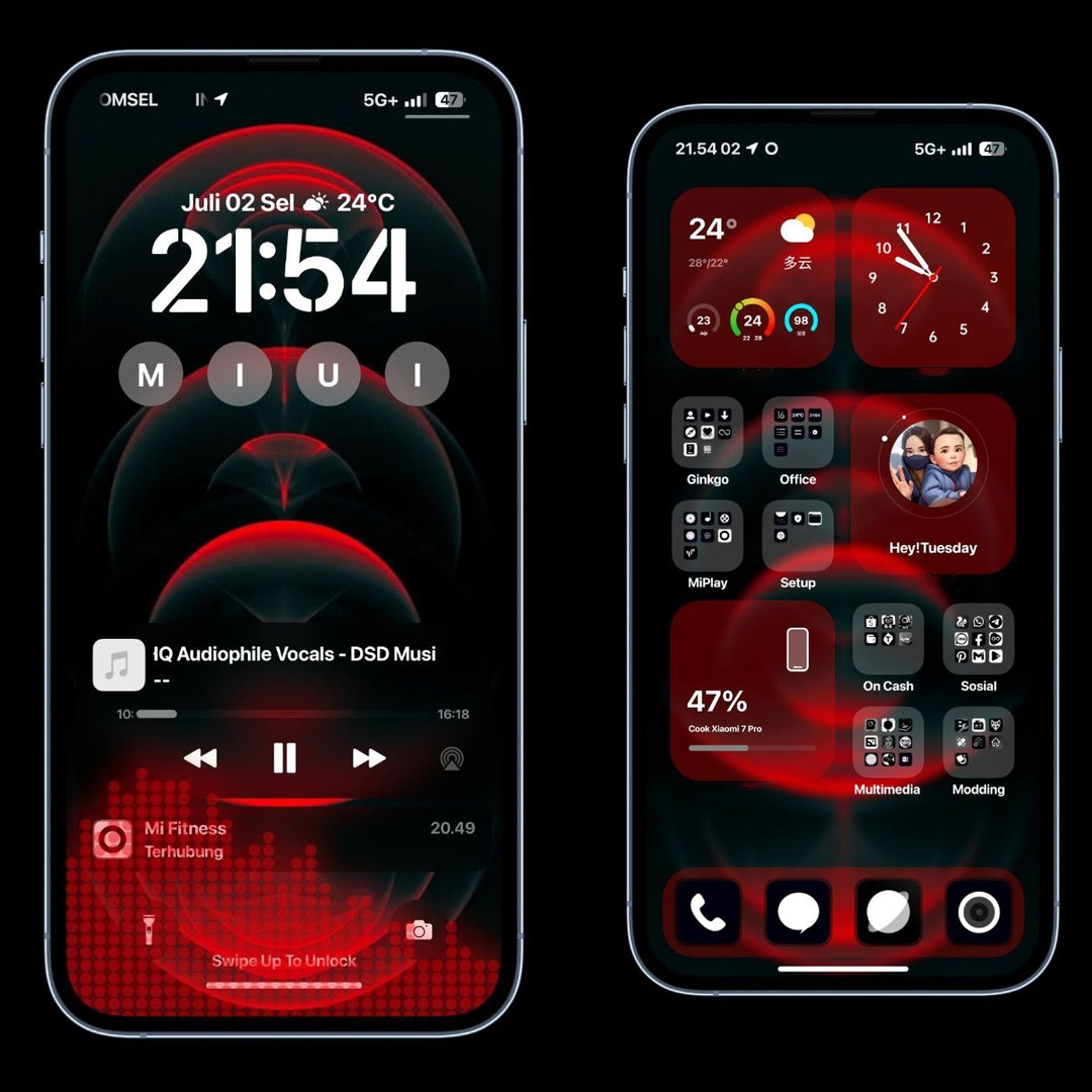 Themepack & Widget Facebook ad