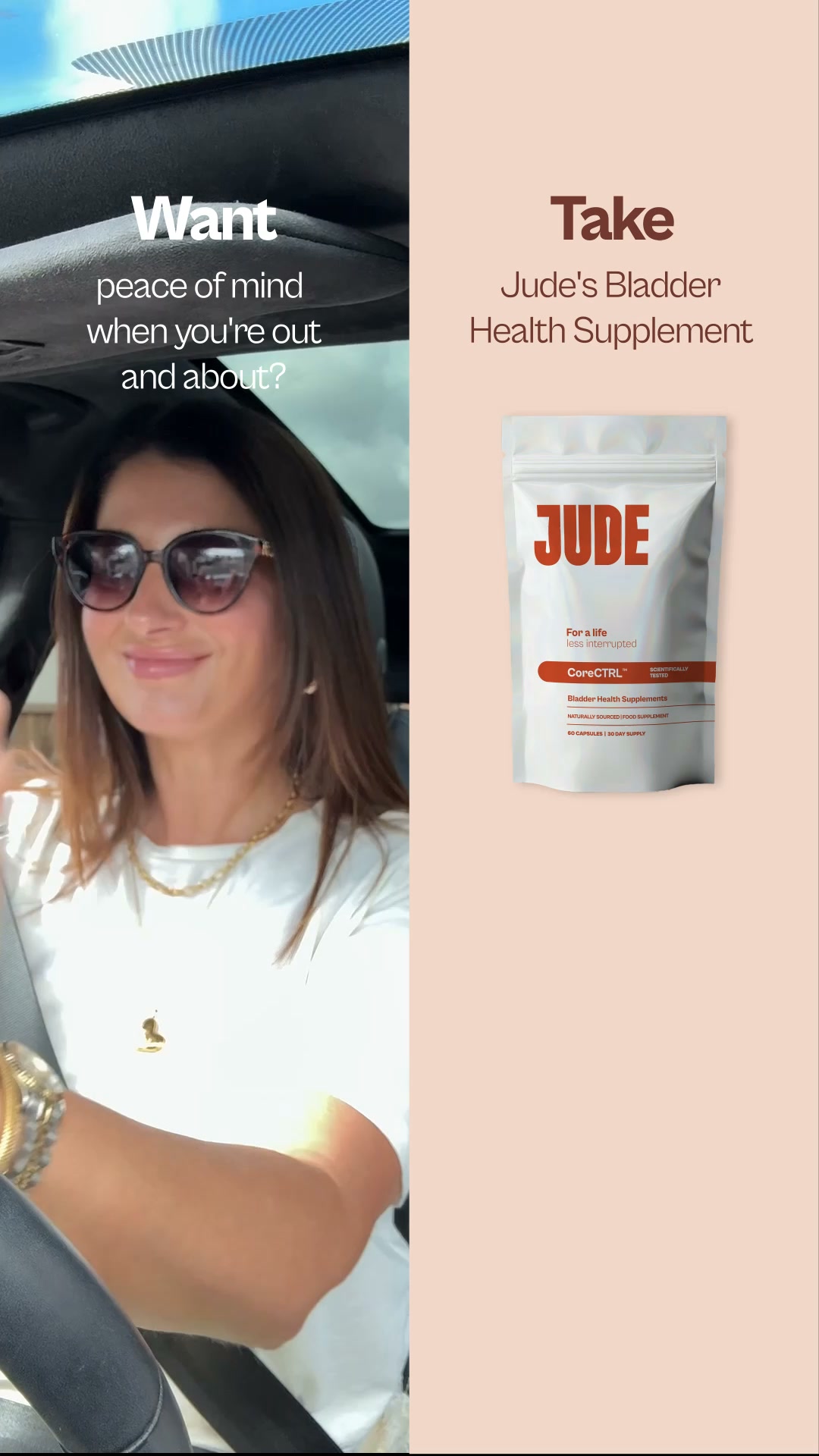 Jude Facebook ad: 20% off for New Customers