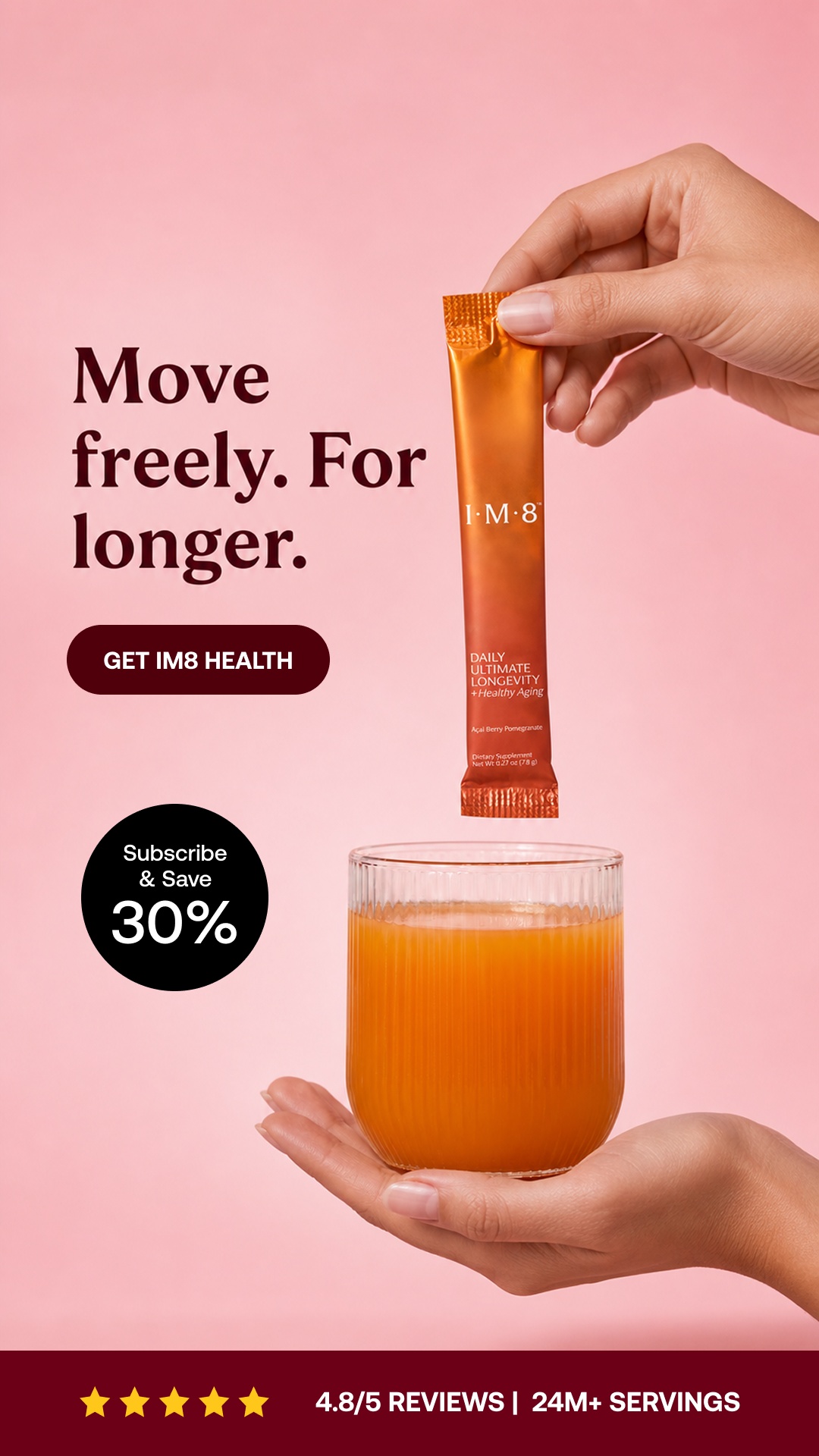 IM8 Health Facebook ad