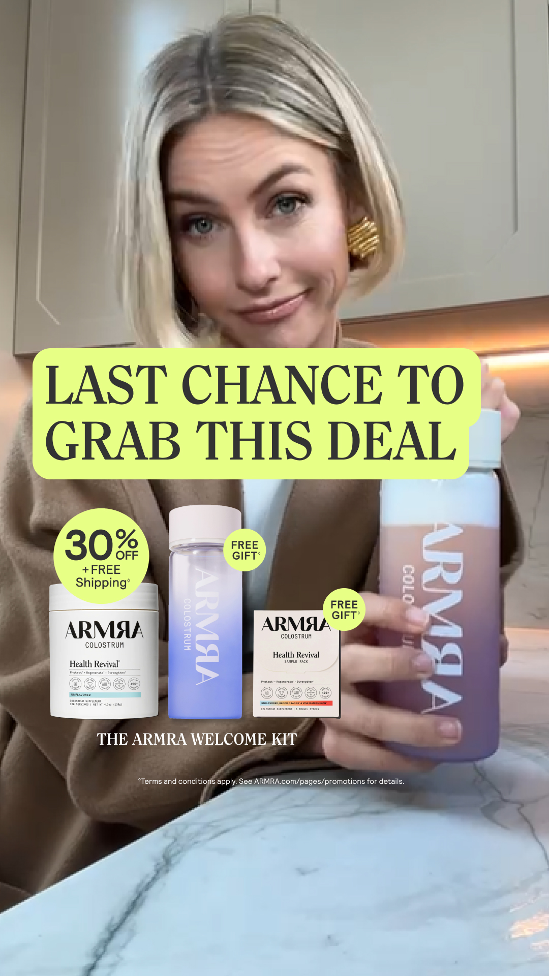 ARMRA Facebook ad