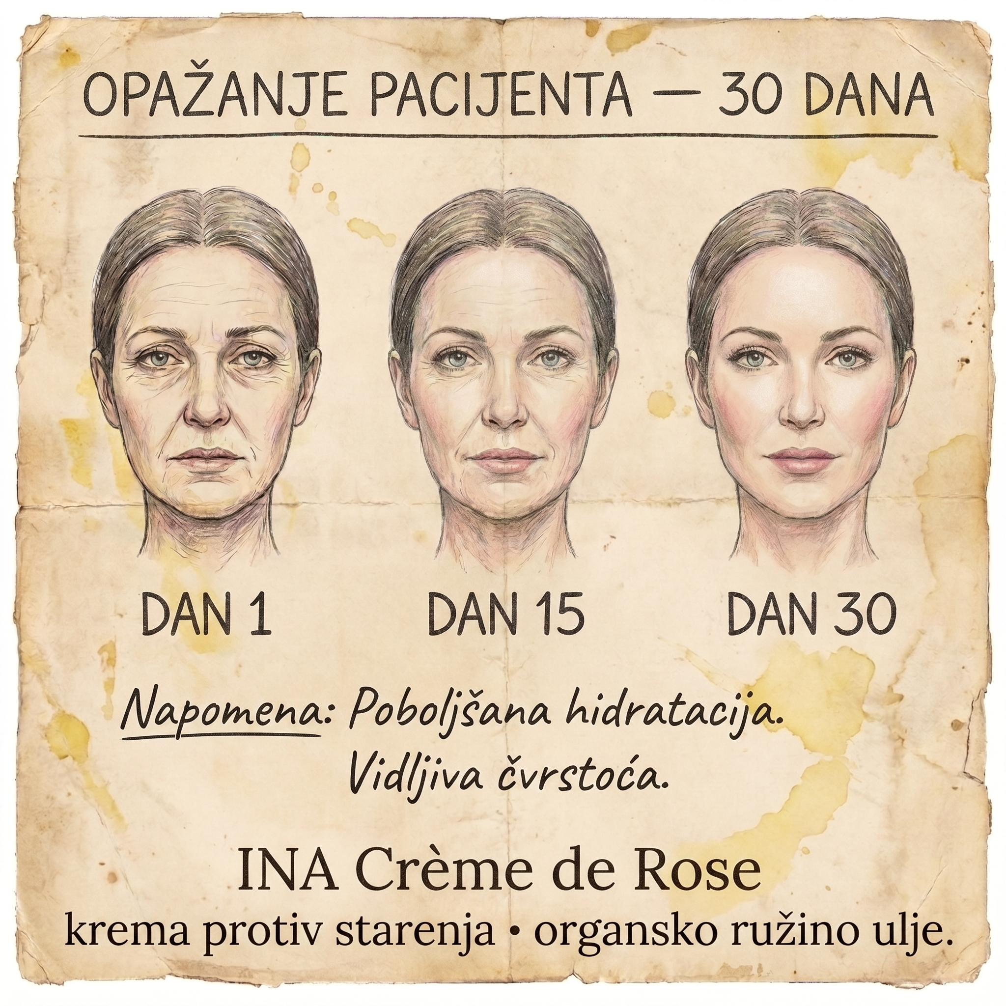 InaEssentials.hr - Obiteljska Organska Kozmetika Facebook ad: Sto ulje ruze ucini za 30 dana
