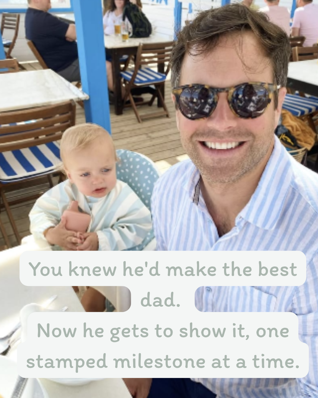 My Baby Days Facebook ad: You knew. Now he gets to show it