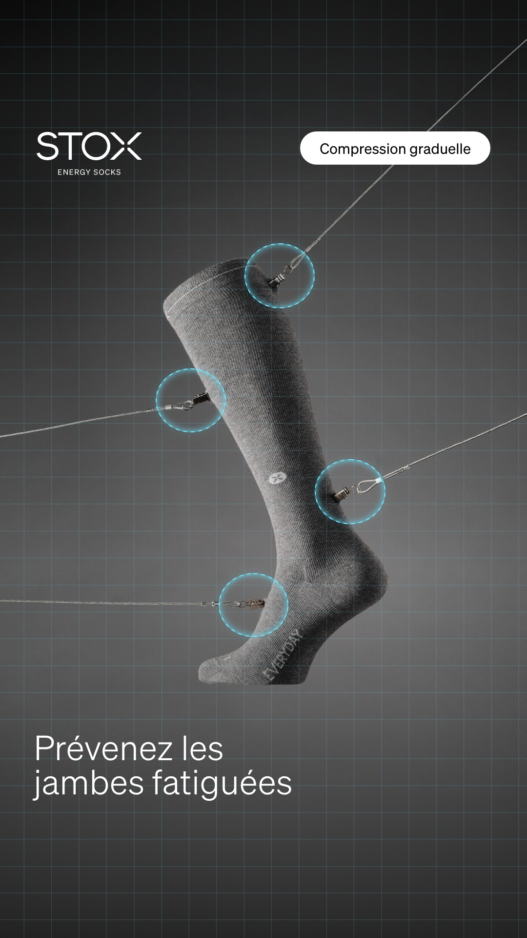 STOX Energy Socks Facebook ad