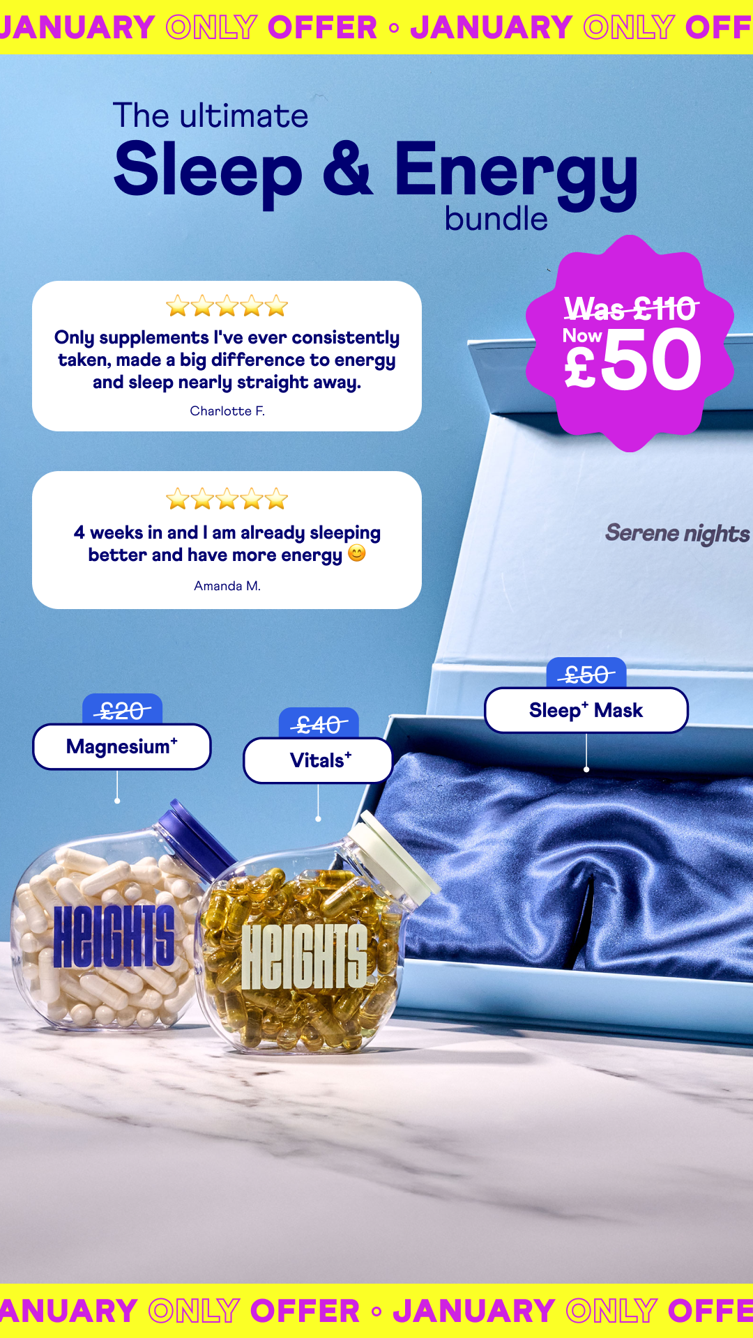 Your Heights Facebook ad: Save £60