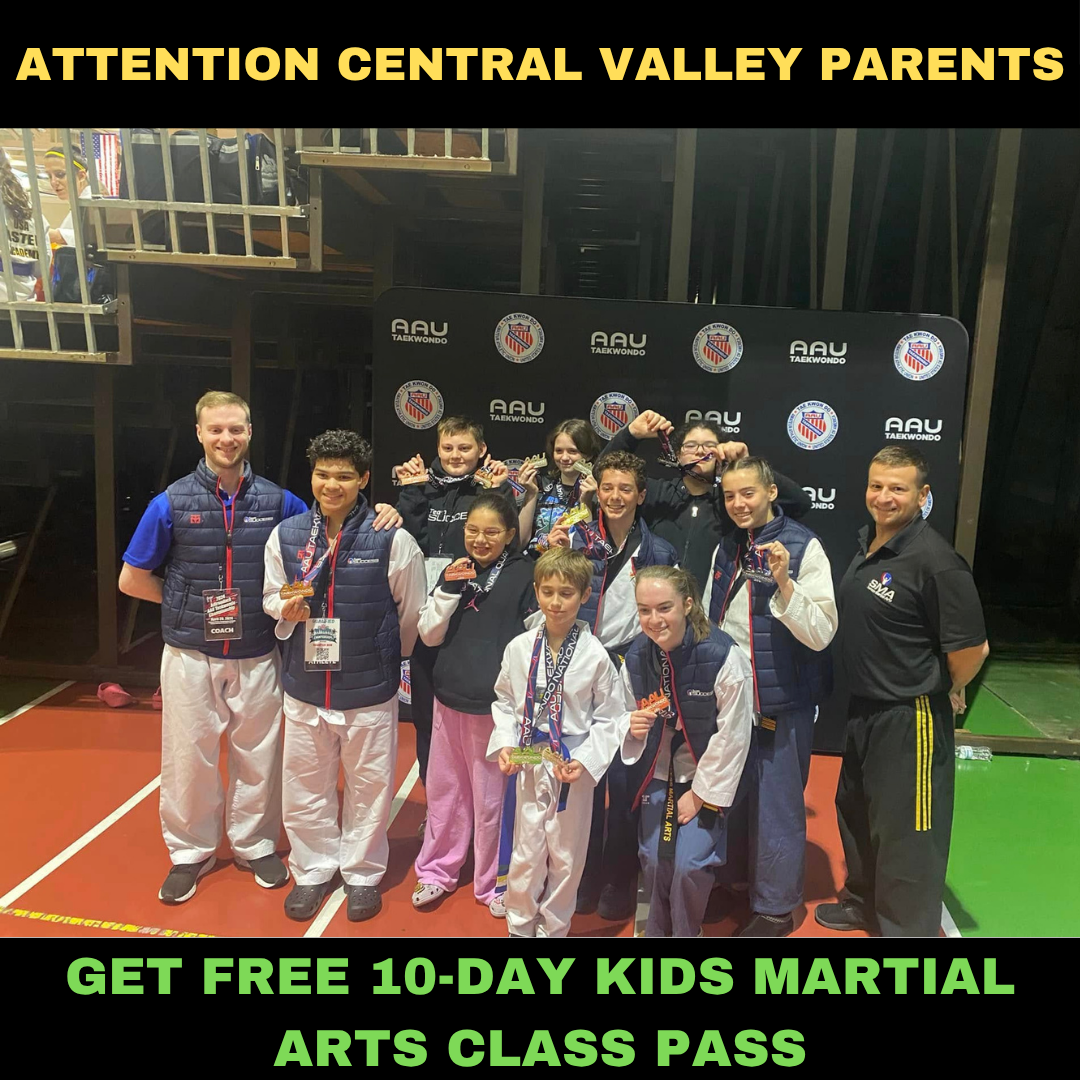 Success Martial Arts Facebook ad: Want a FREE 10-Day, Kids Martial Arts Class Pass?