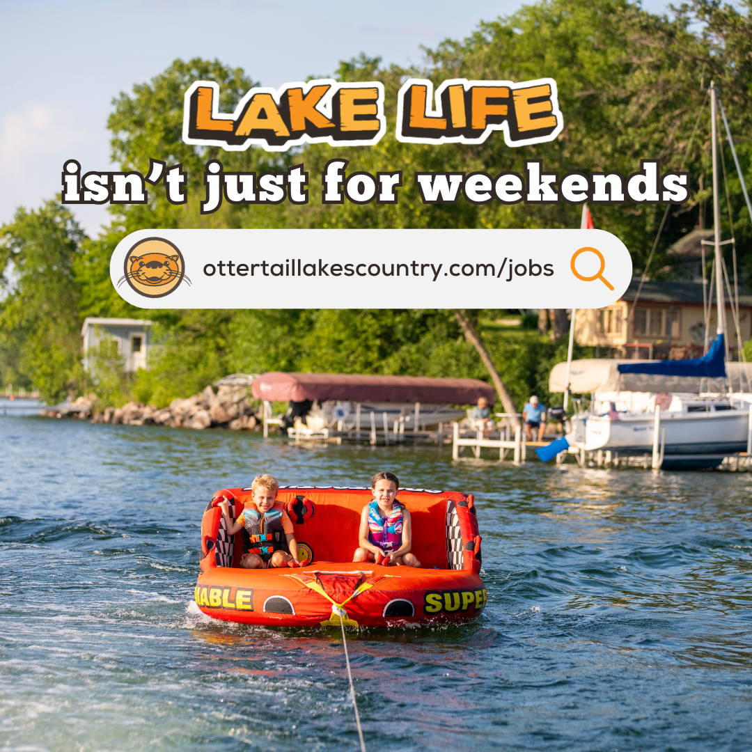 Otter Tail Lakes Country Facebook ad: Live, Work & Play