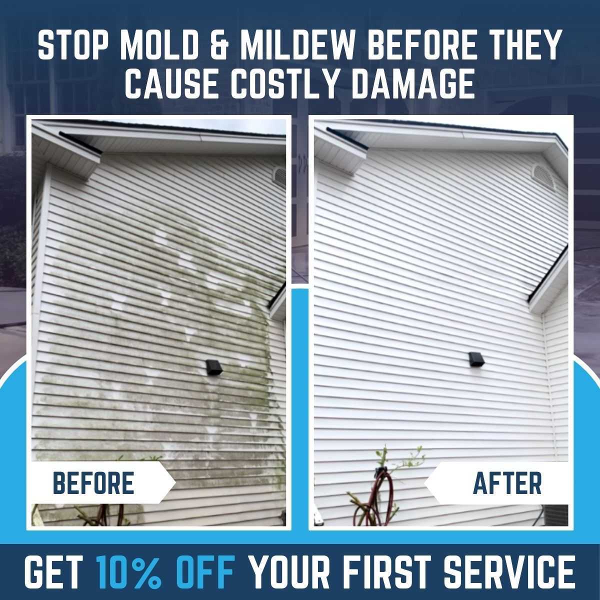 Vanishing Pressure Wash Facebook ad