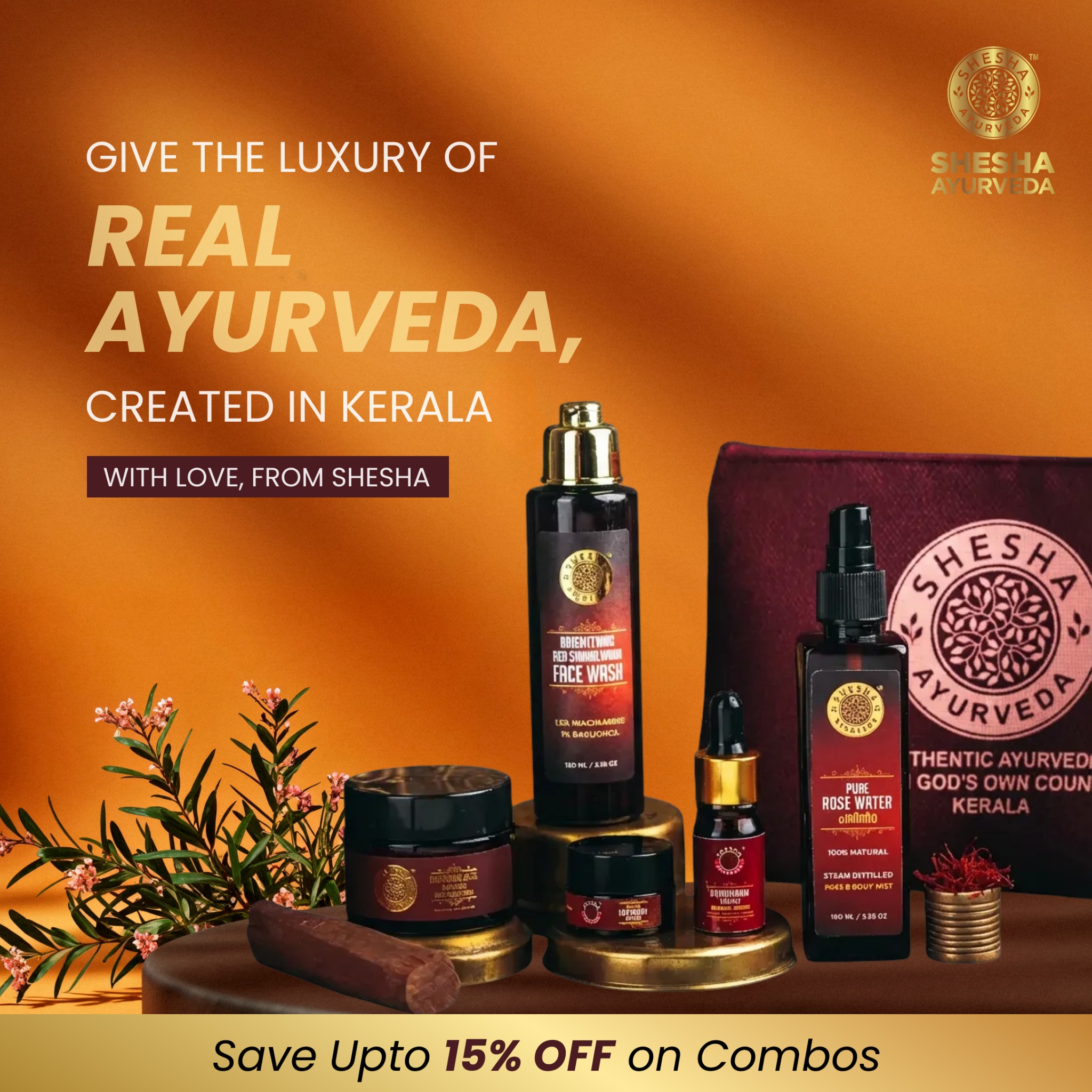 Shesha Ayurveda Facebook ad