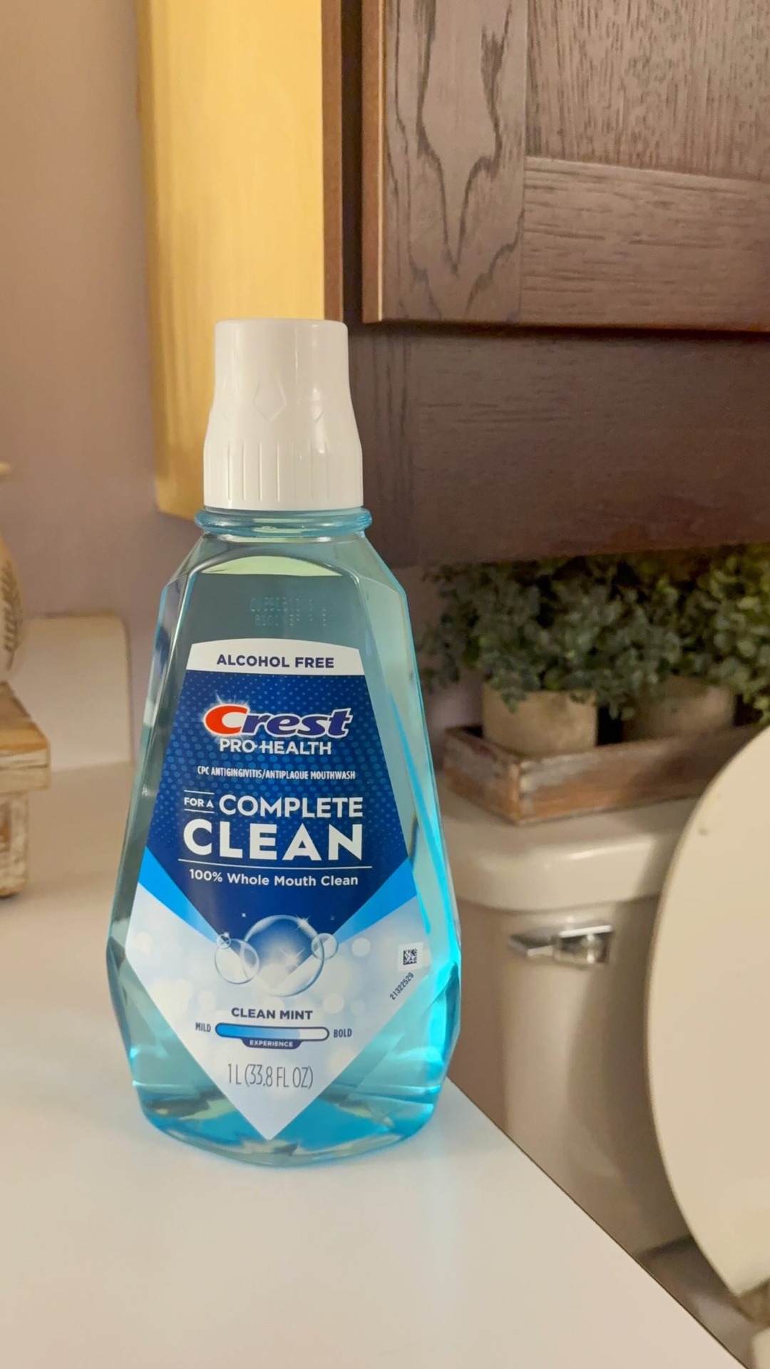 Crest Facebook ad: Coffee first… fresh breath always.