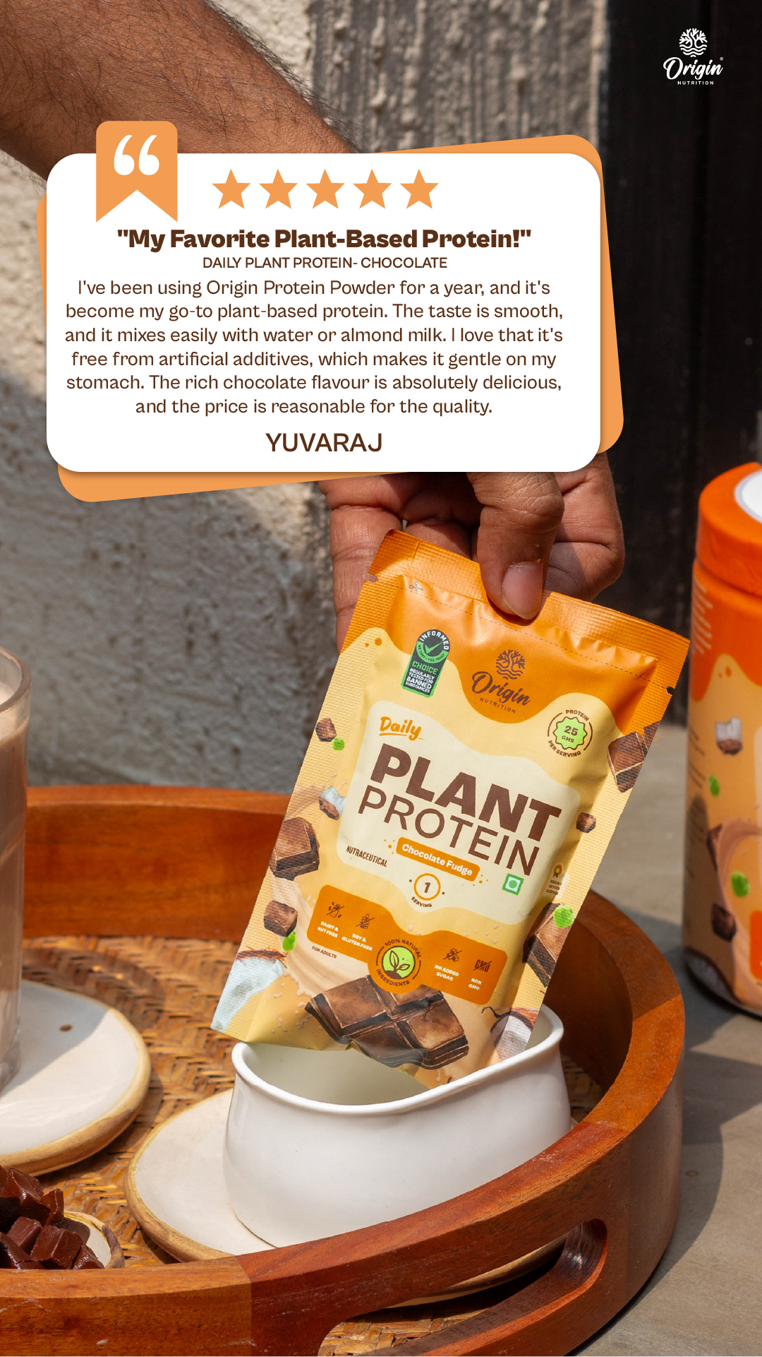 Origin Protein Facebook ad