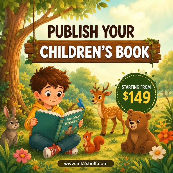 Ink2shelf Facebook ad: Your Story Deserves Readers
