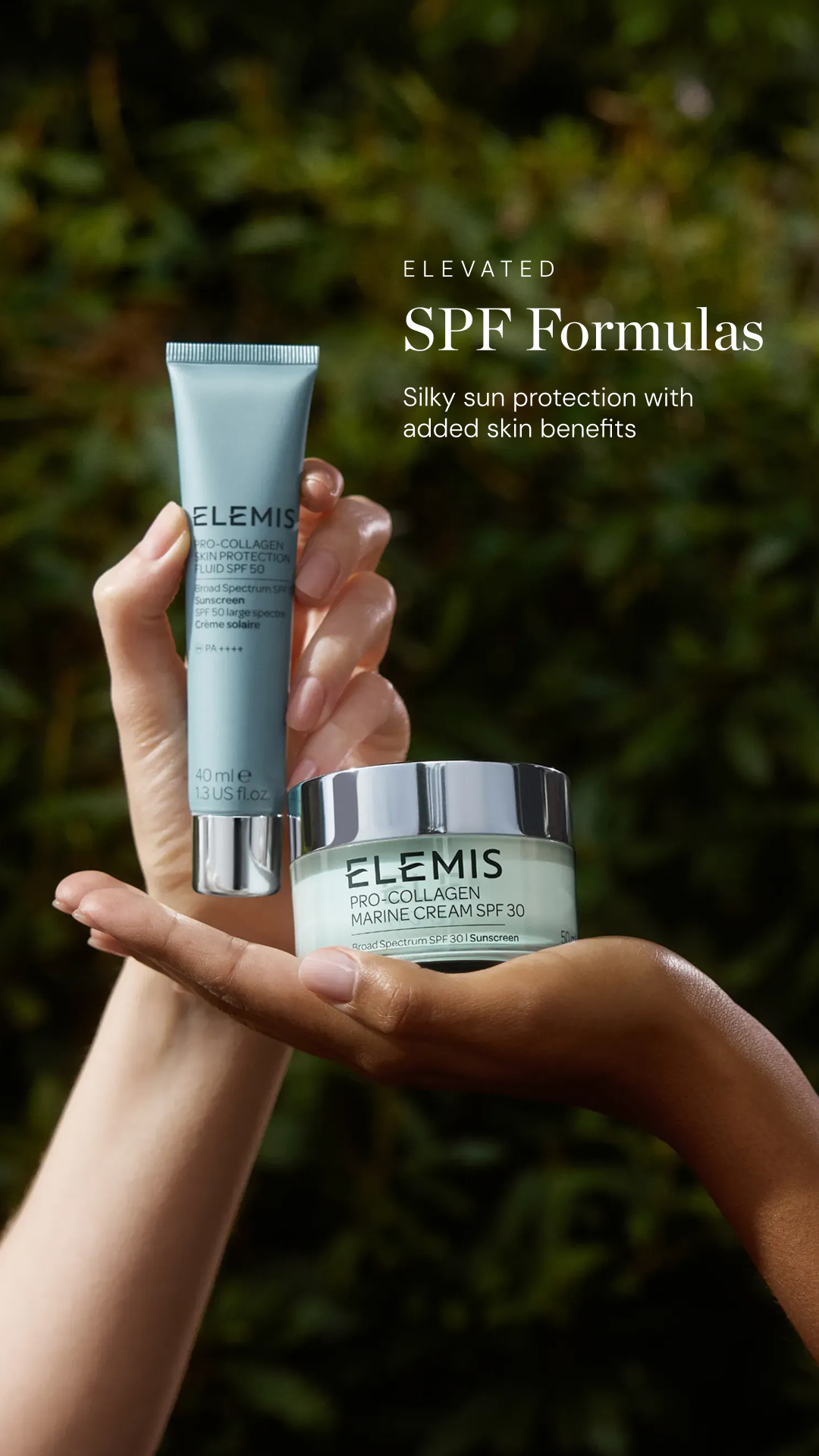 Elemis Facebook ad