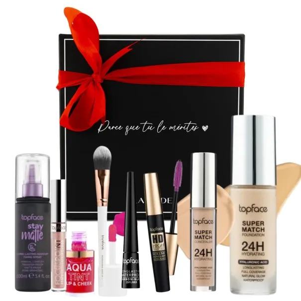 LaMode Facebook ad: Pack cadeau Femme TOPFACE PERFECT MATCH BEAUTY KIT