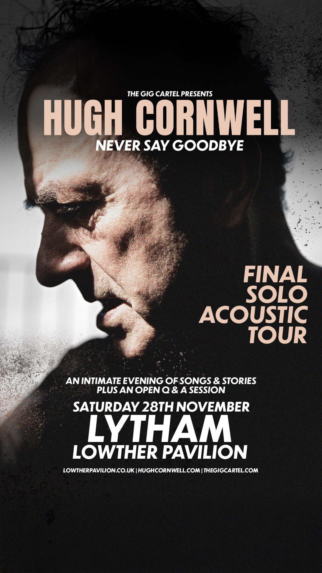 The Gig Cartel Facebook ad: Nov 28 | Hugh Cornwell | Lytham