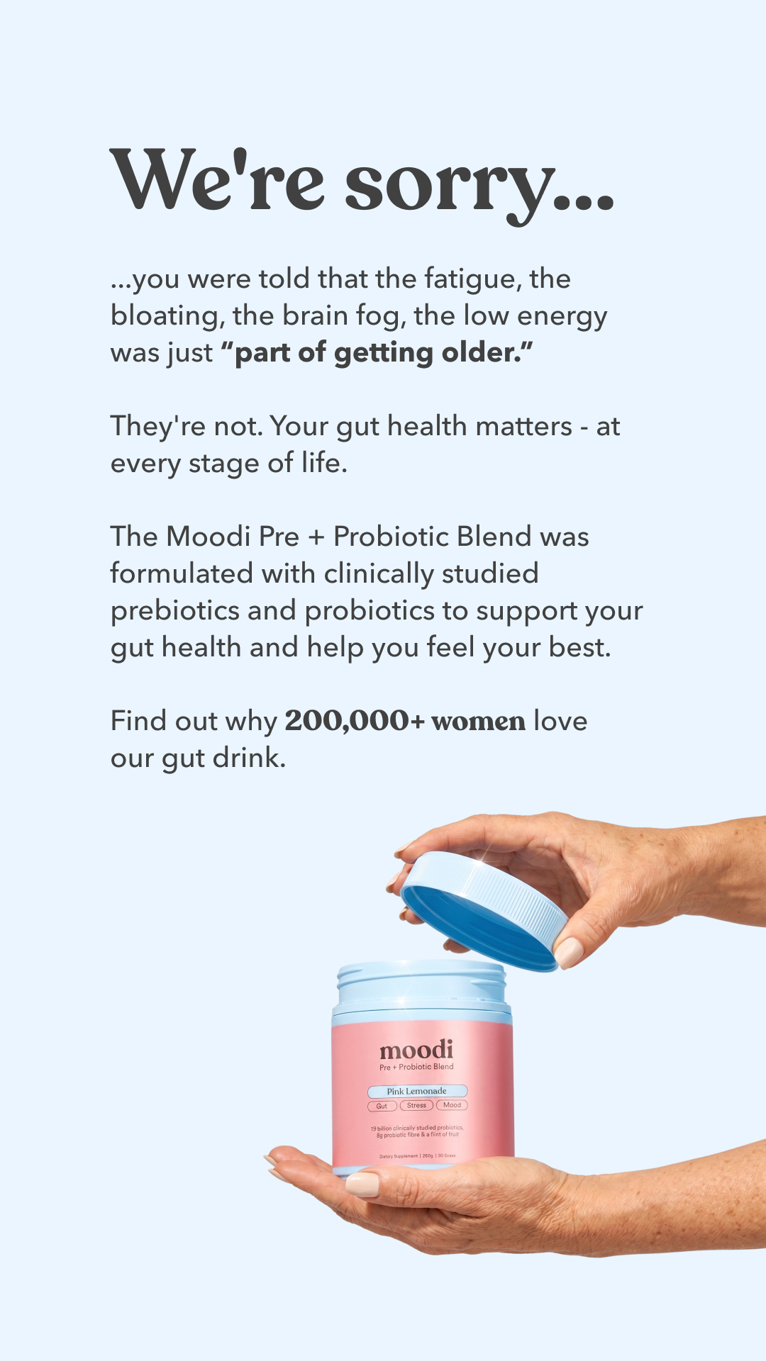Moodi Facebook ad