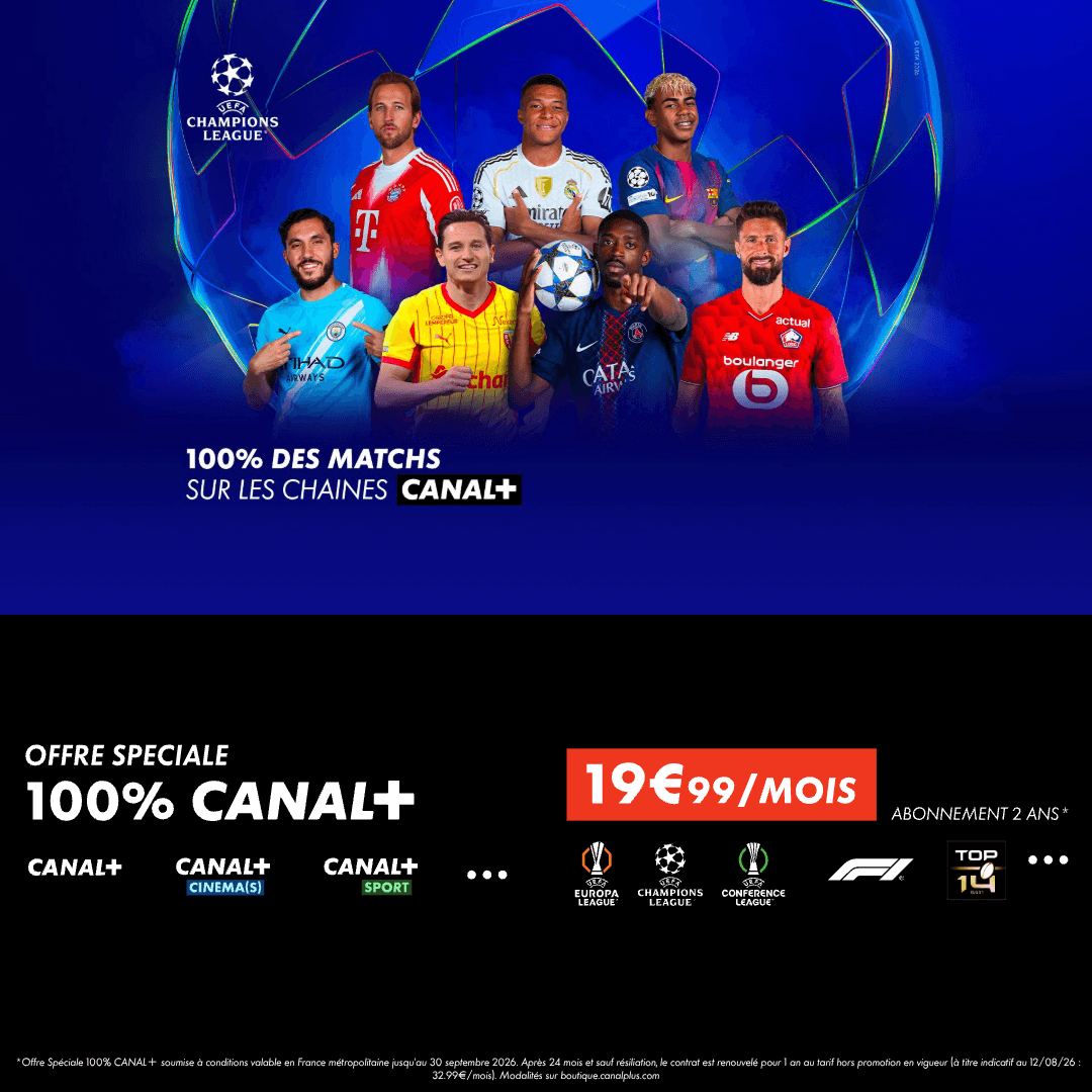 CANAL+ Facebook ad from Aug 14, 2026