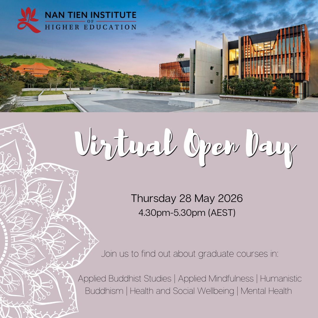 Nan Tien Institute of Higher Education Facebook ad