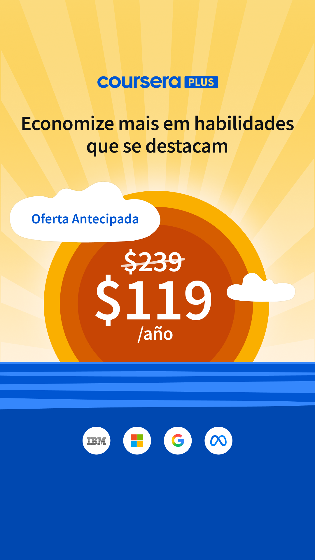 Coursera Facebook ad