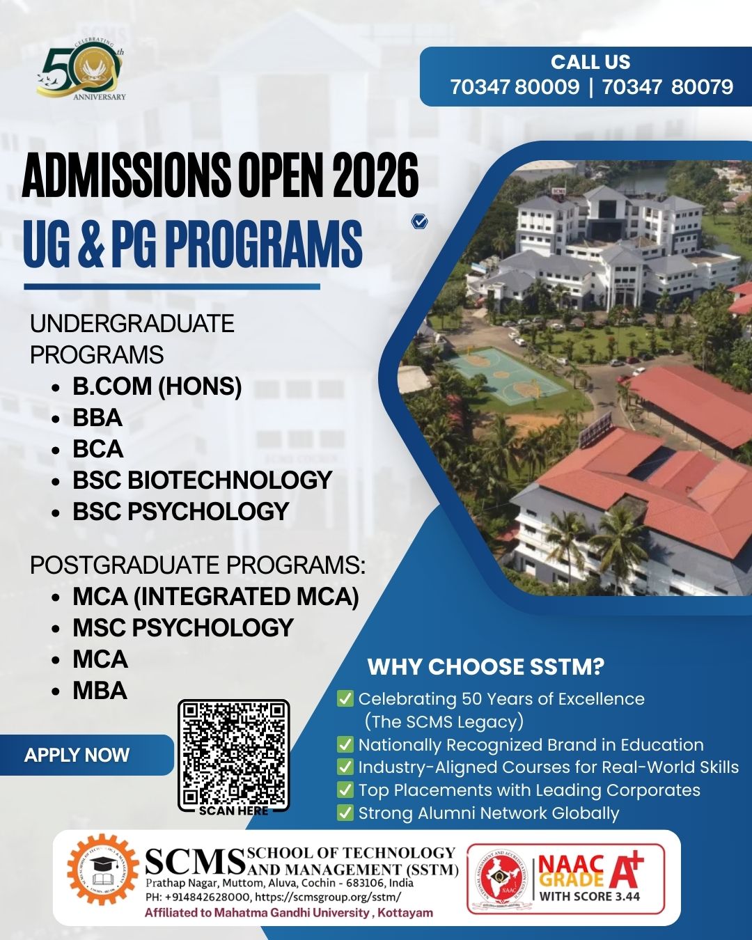 SCMS School of Technology and Management, Cochin Facebook ad from Apr 28, 2026