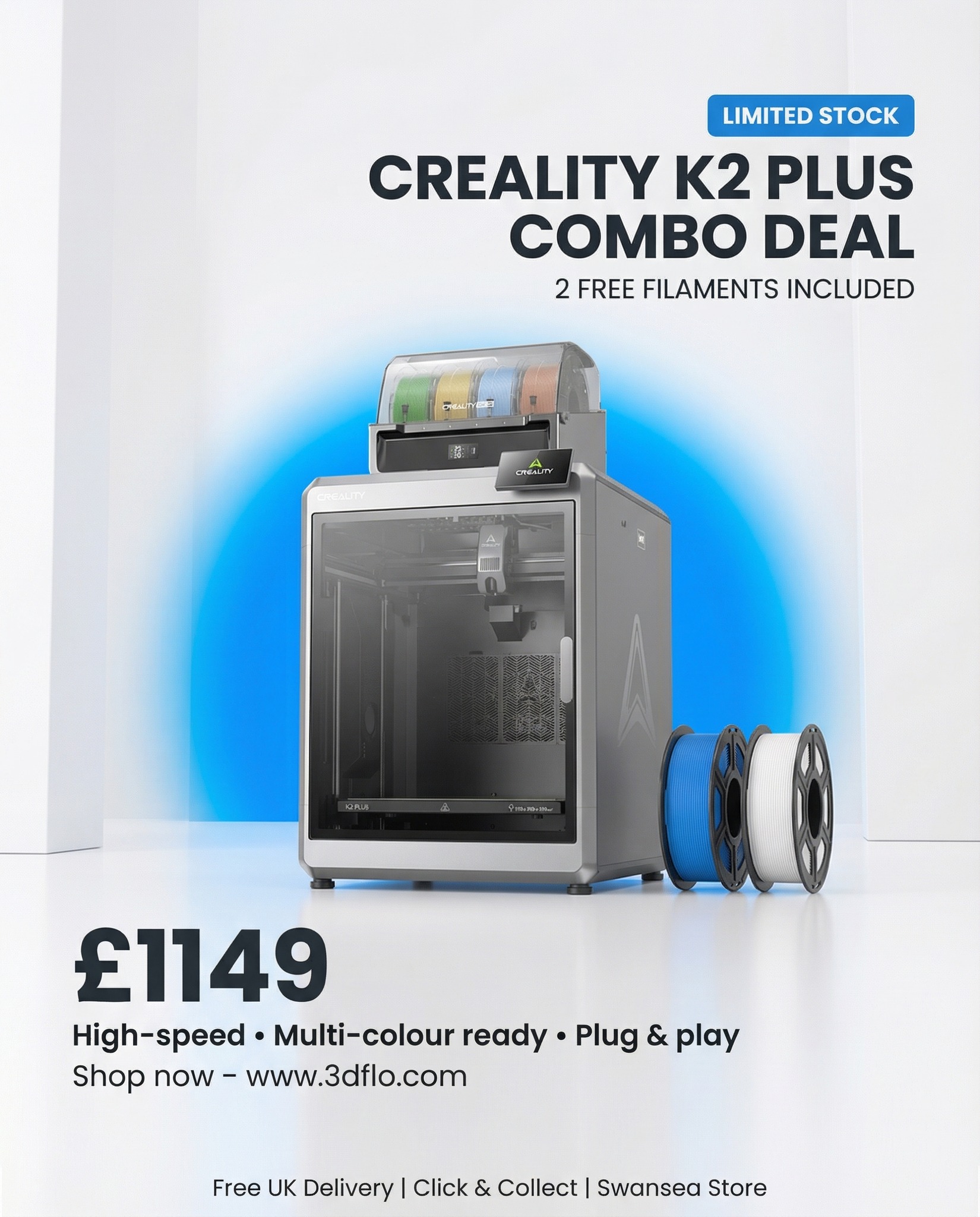 3DFLO Facebook ad: DON'T MISS OUT!