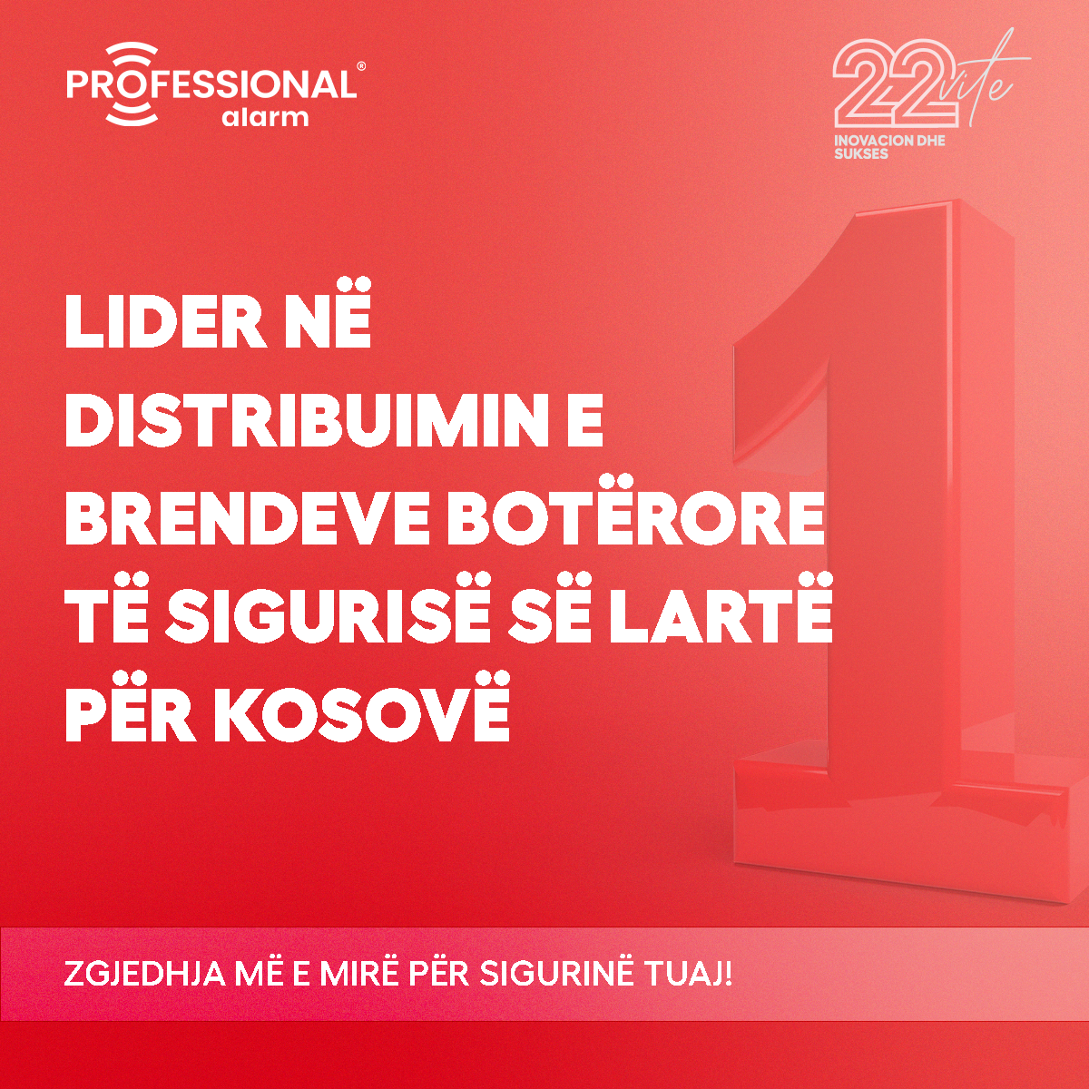 Professional Alarm Facebook ad: Të gjitha zgjidhjet.