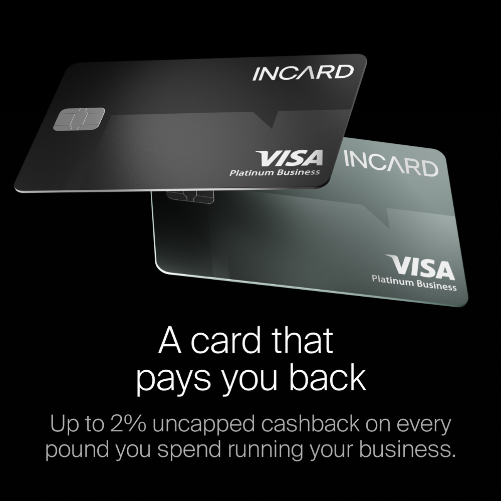 Incard Facebook ad: Just real money back on the spend you’re already doing.