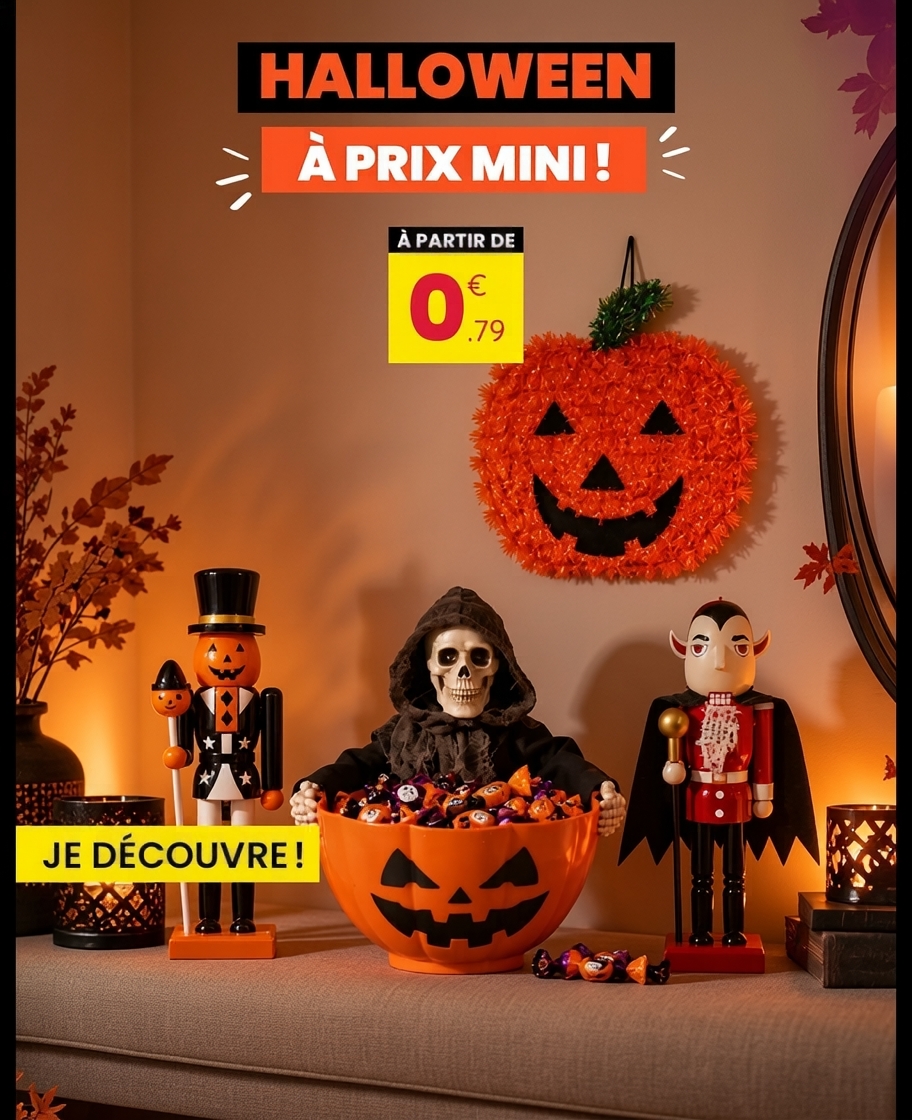 Stokomani Facebook ad: Halloween est arrivé!