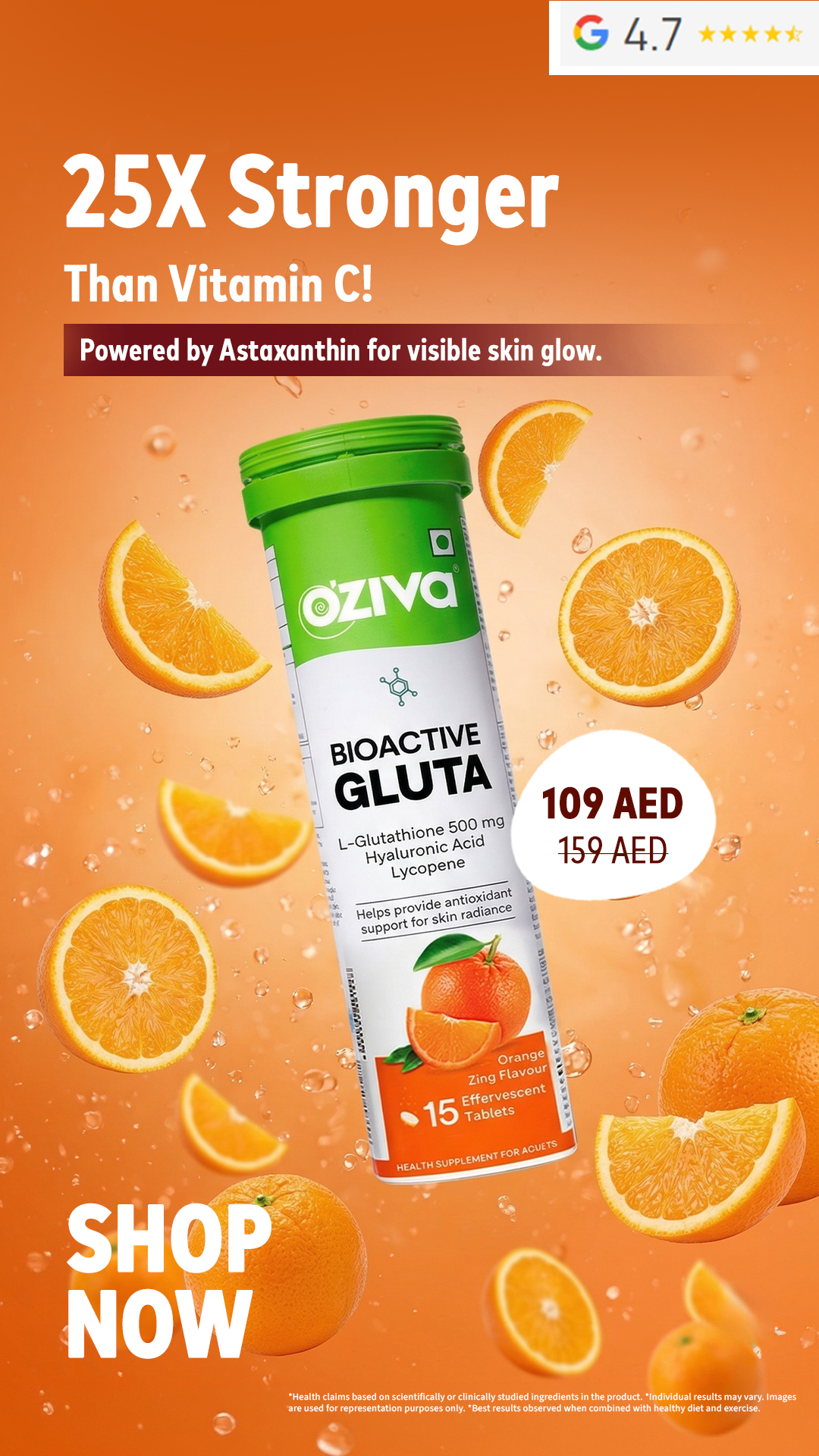 OZiva Facebook ad