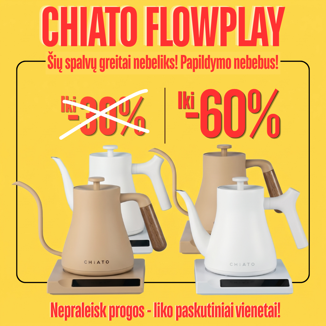 Kavos Draugas Facebook ad: Iki -60% + kodas: CHIATO