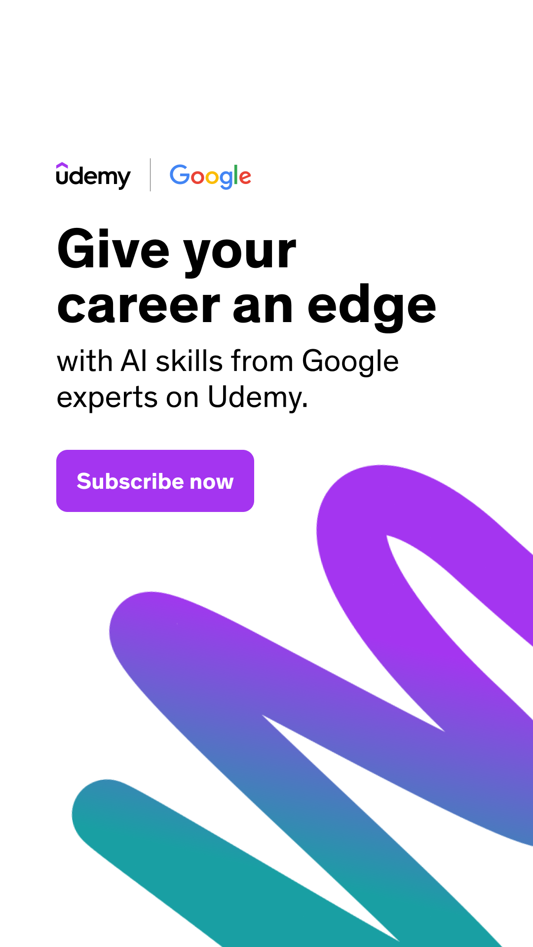 Udemy Facebook ad