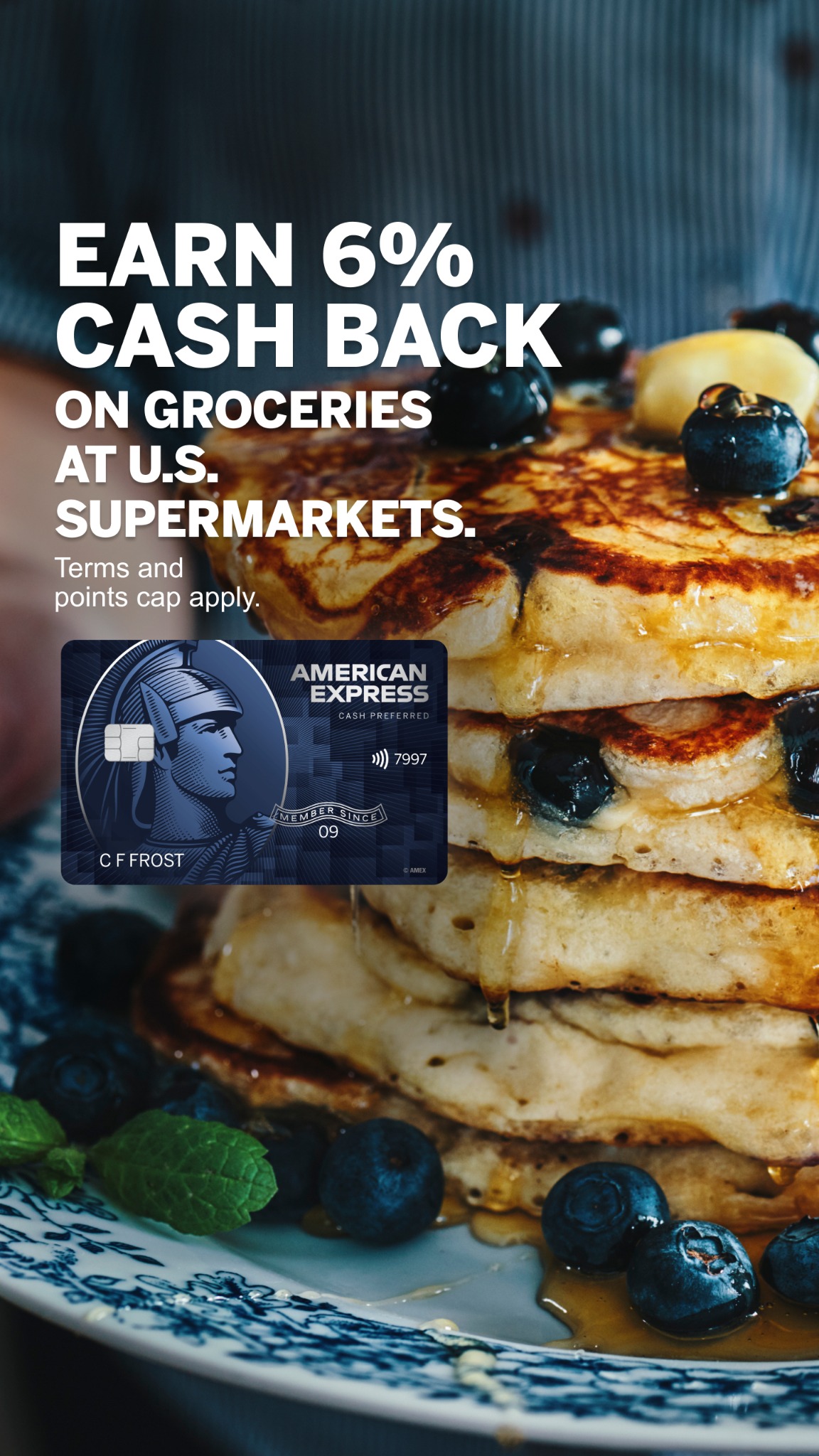 American Express Facebook ad